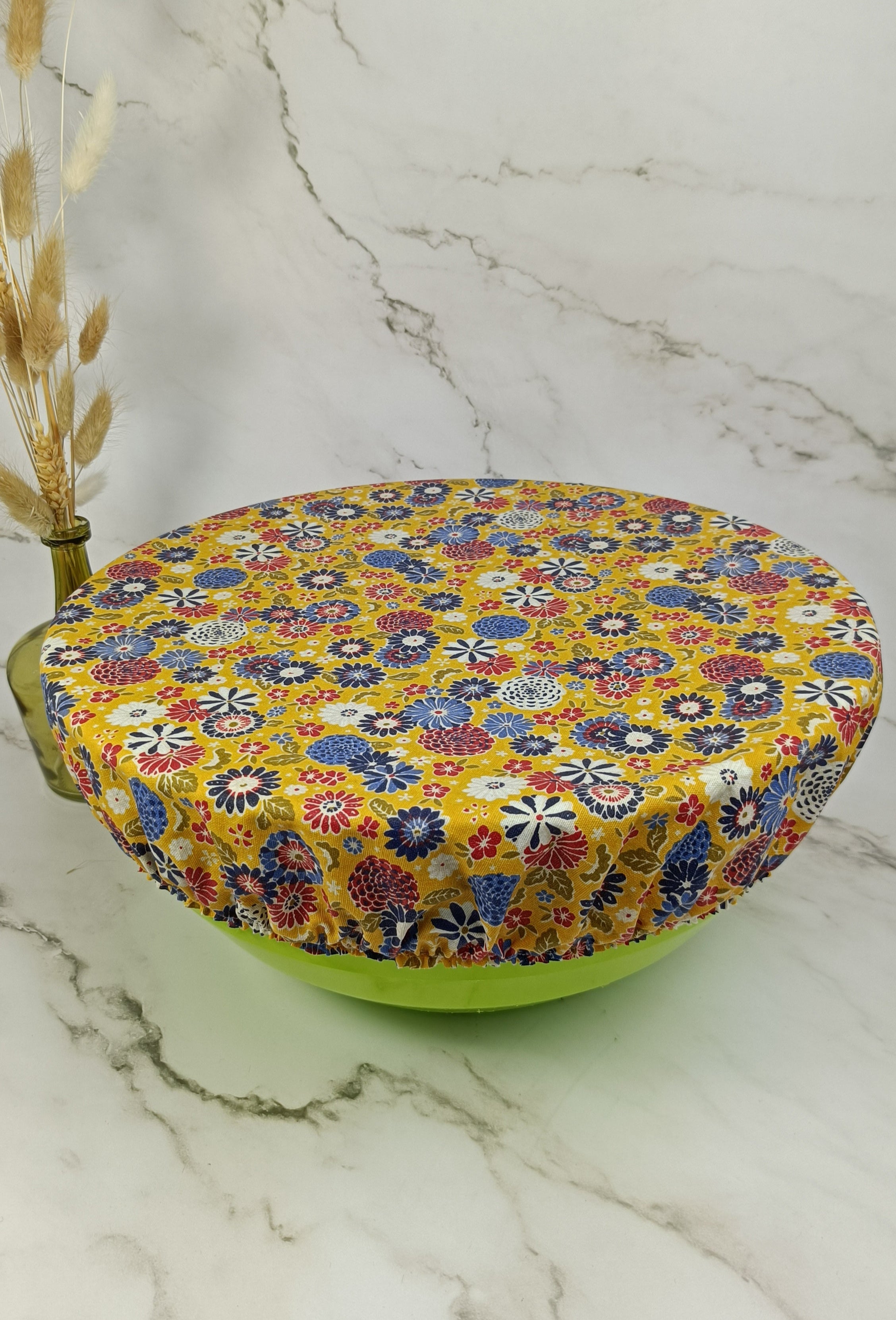Couvre bol plat misaki jaune taille xl