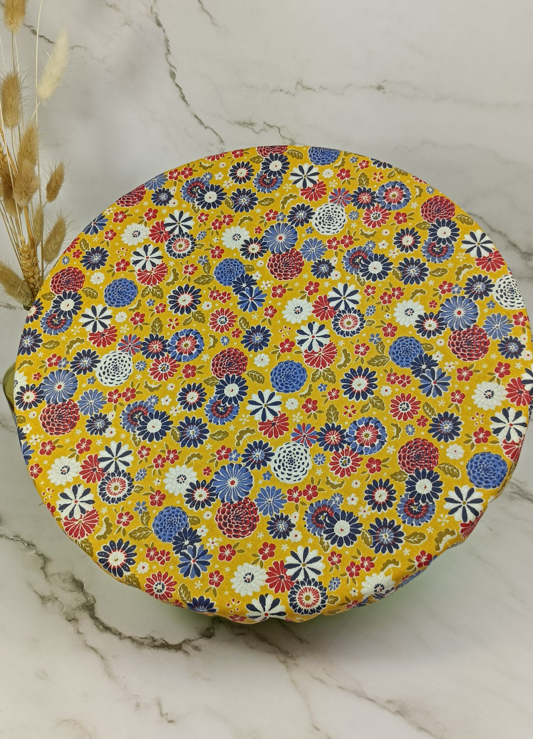 Couvre bol plat misaki jaune taille xl
