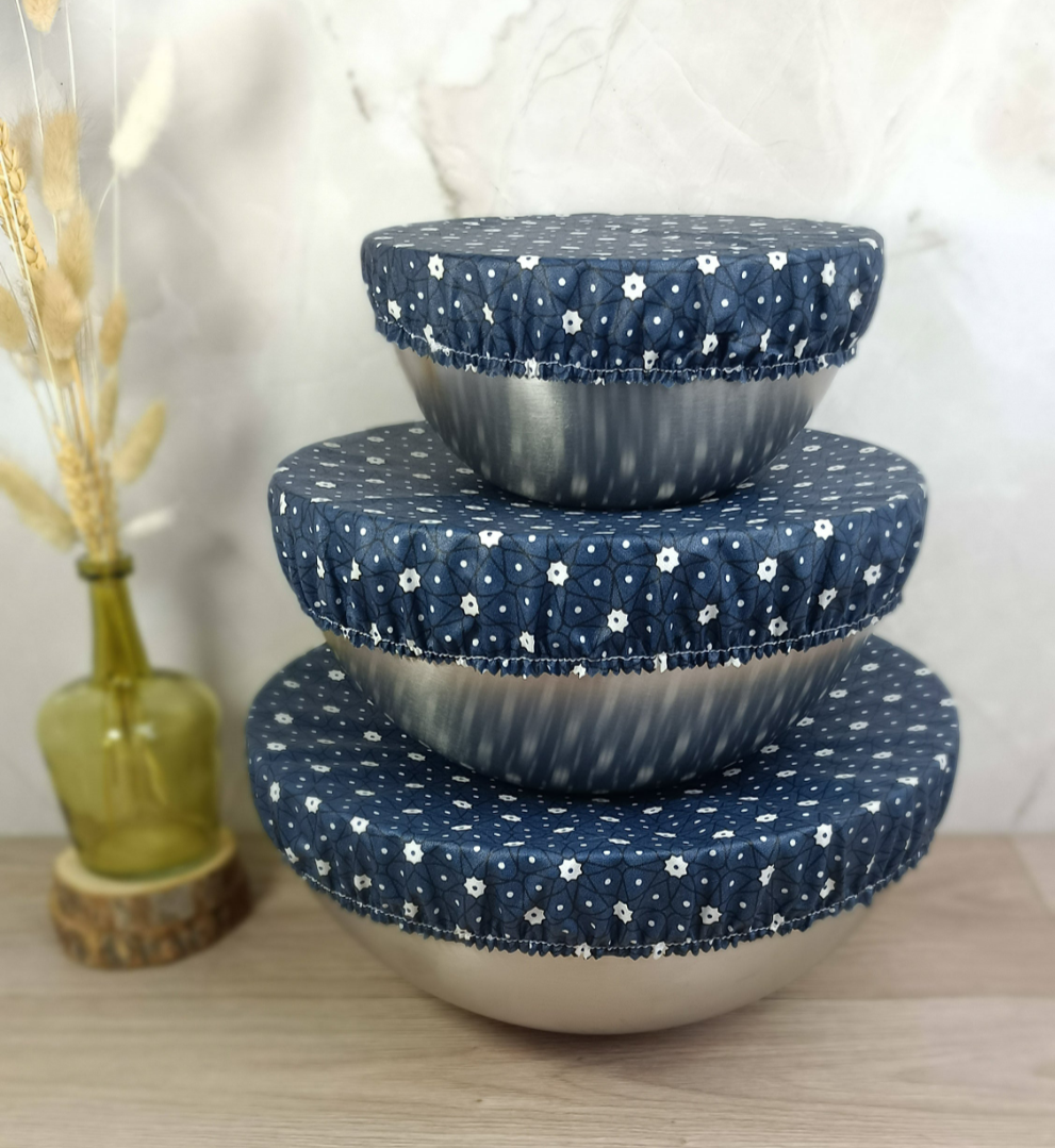 Couvre plats/bols céramik marine