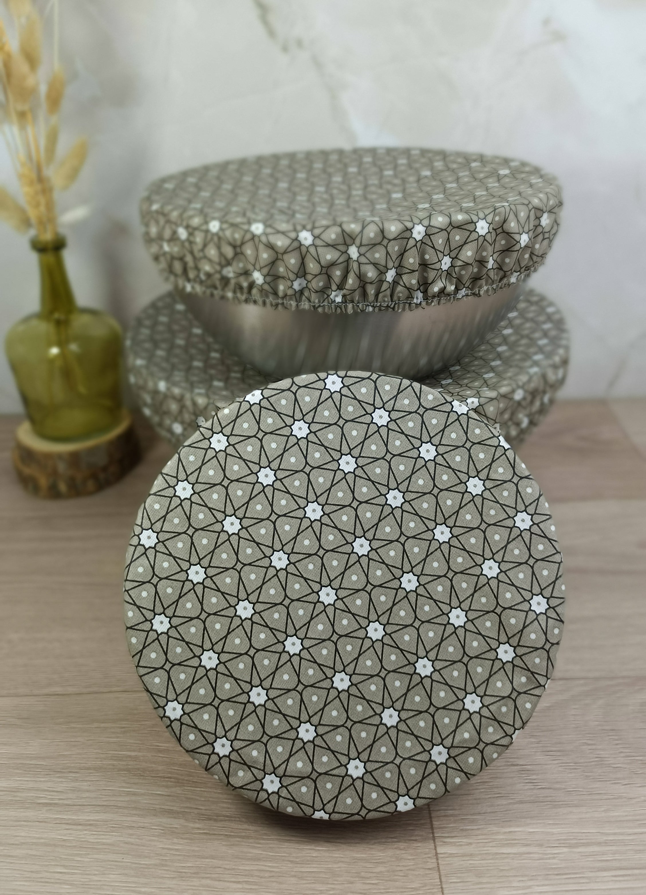 Couvre plats/bols céramik taupe