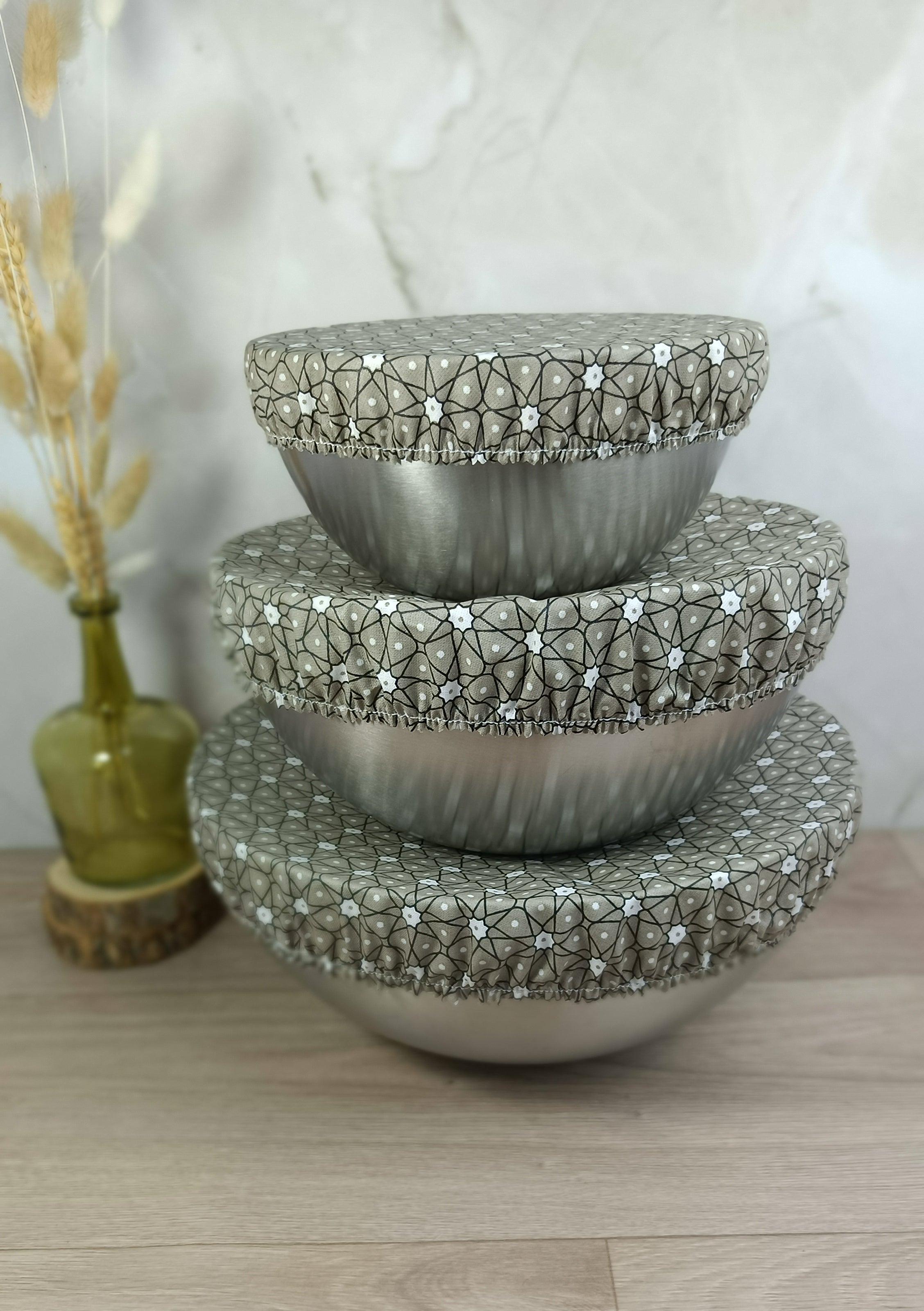 Couvre plats/bols céramik taupe
