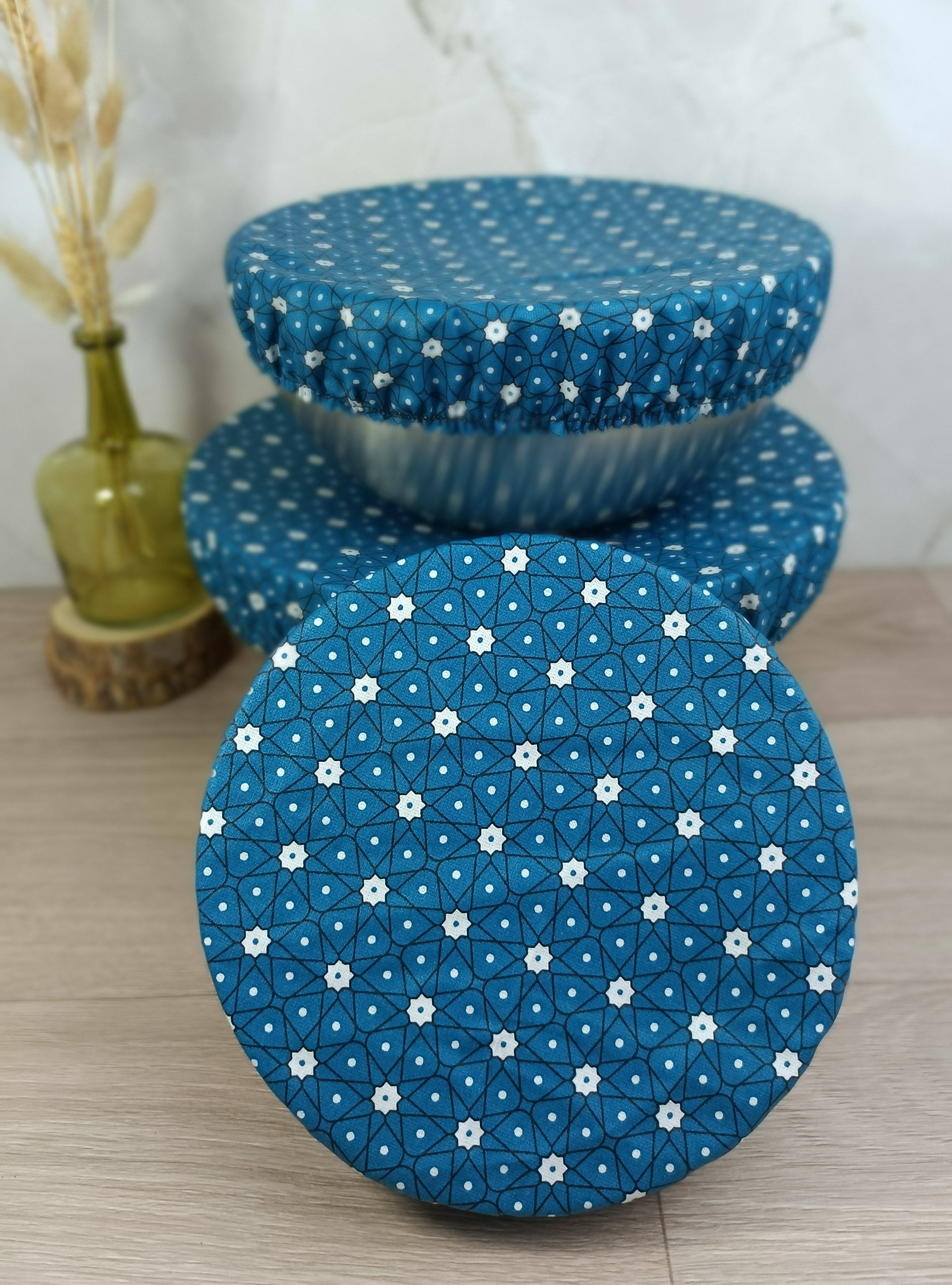 Couvre plats/bols céramik turquoise