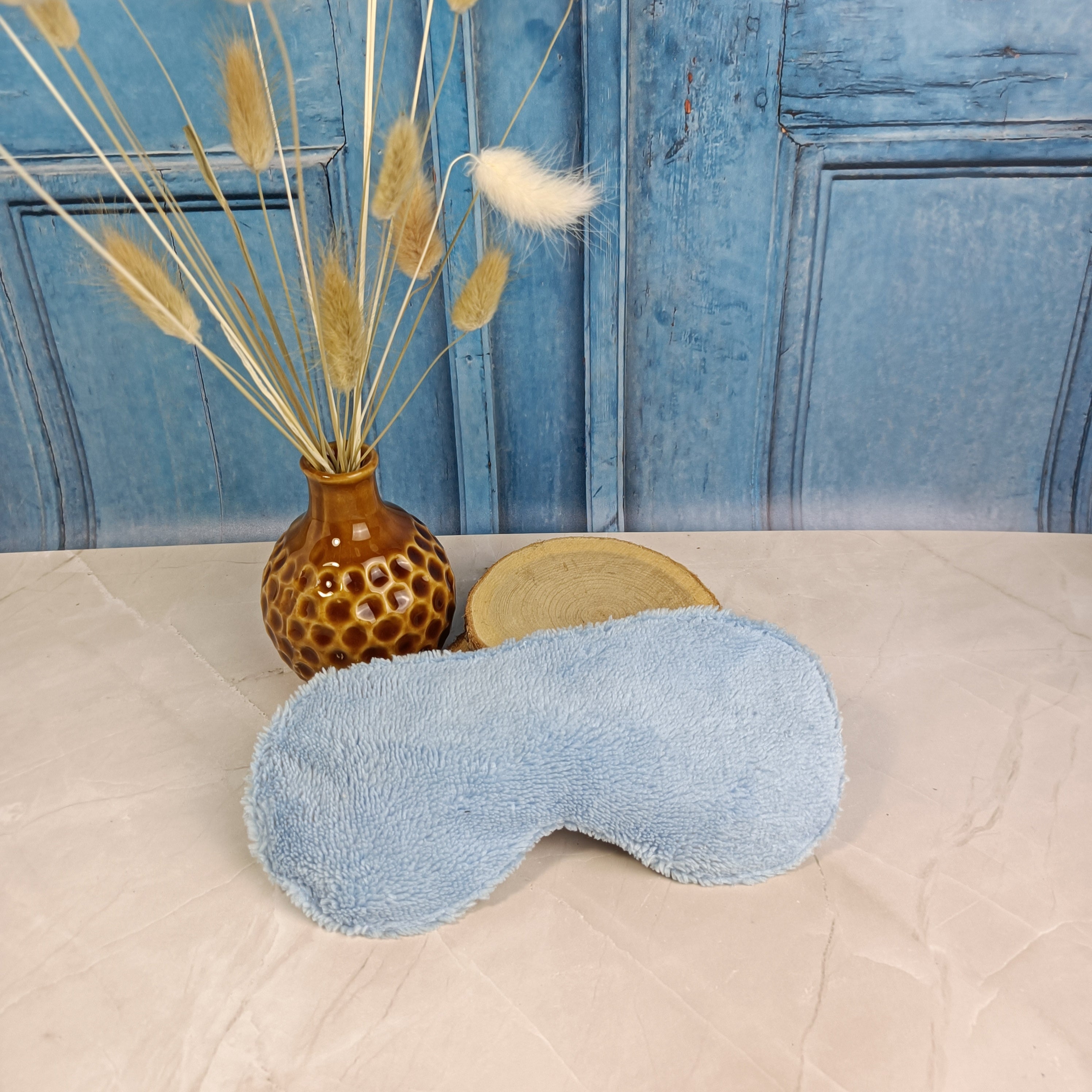 Masques relaxant pour les yeux déhoussable - RIAD - bleu clair