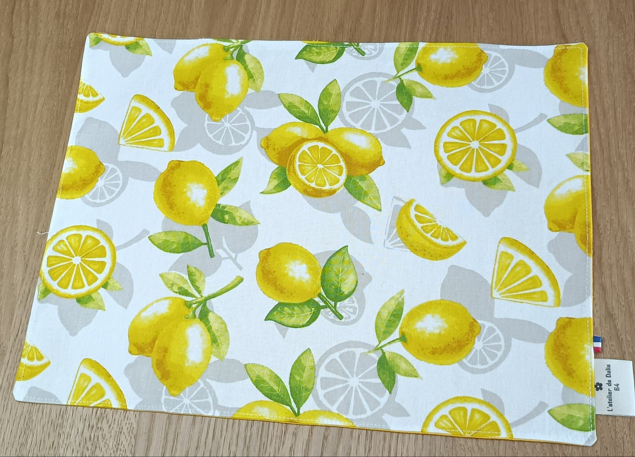 Set de table lavable - Citron