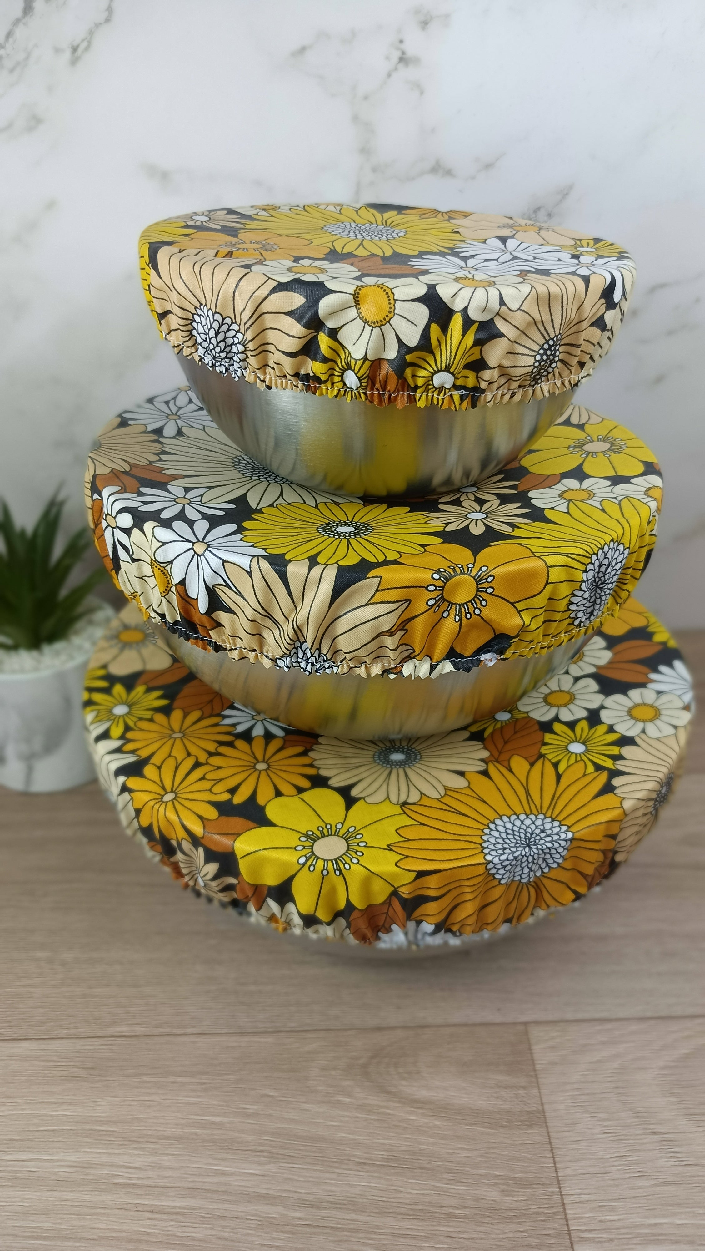 Couvres bols/plats lavables -Collection Ibiza