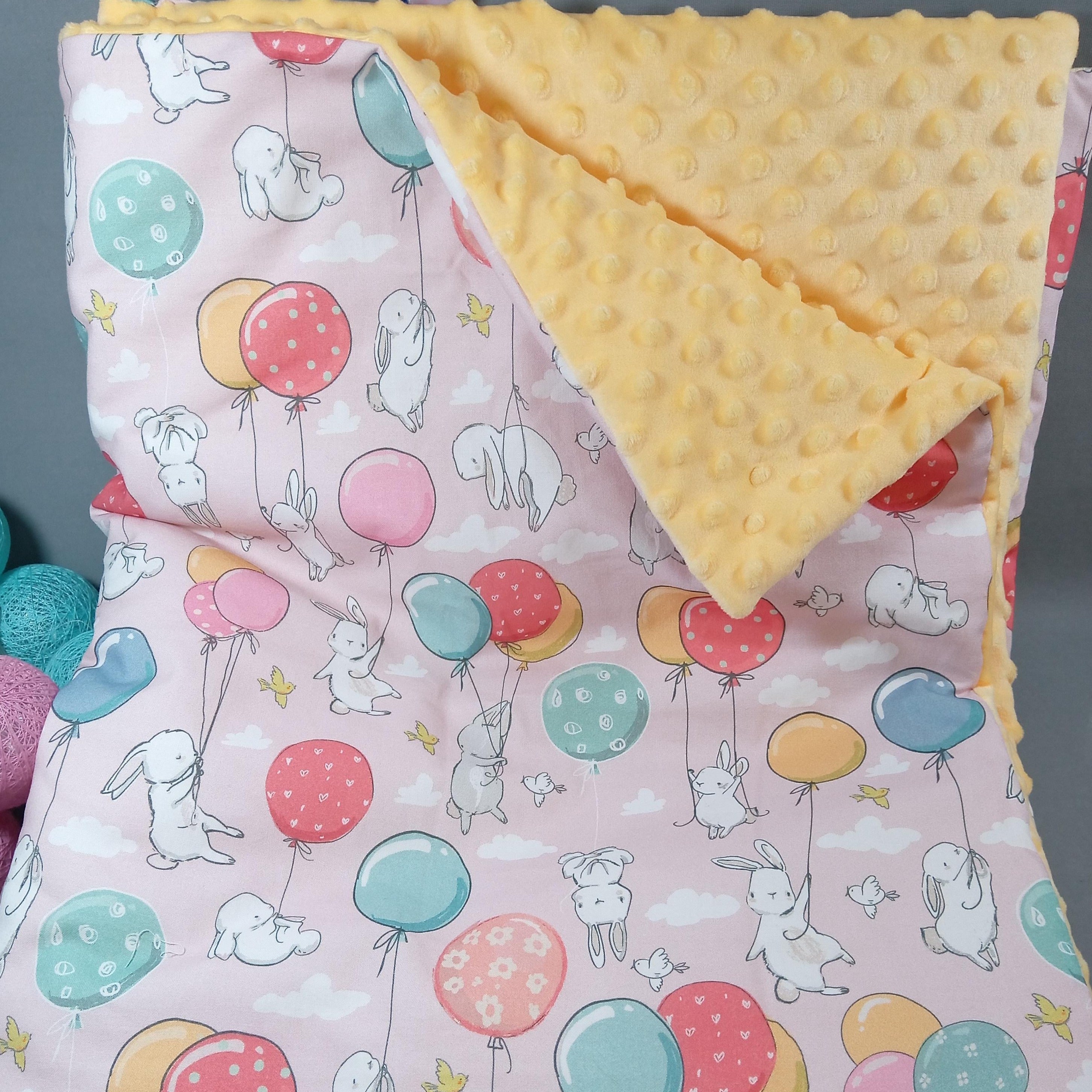 Baby blanket - "The green jungle"