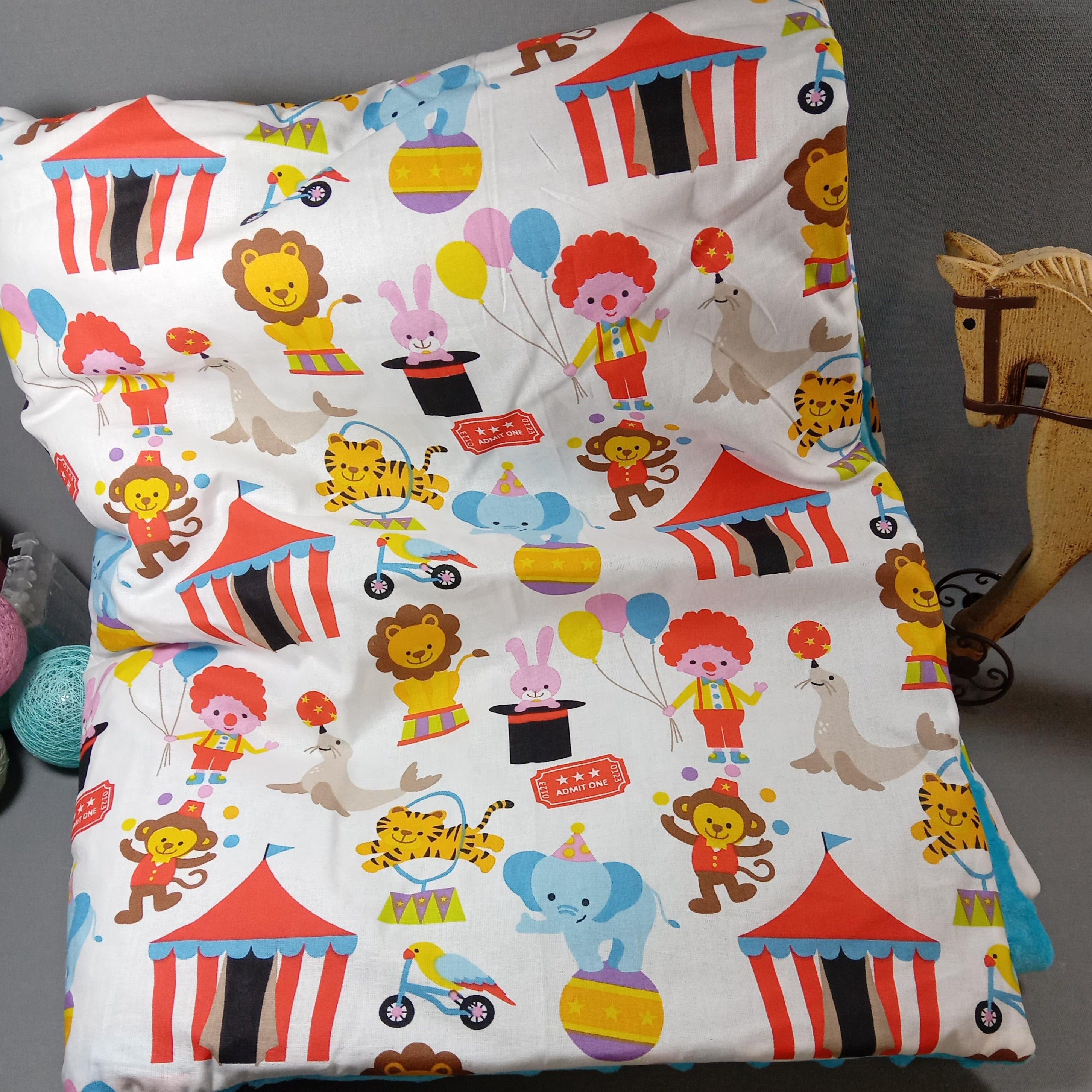 Baby blanket - "The green jungle"