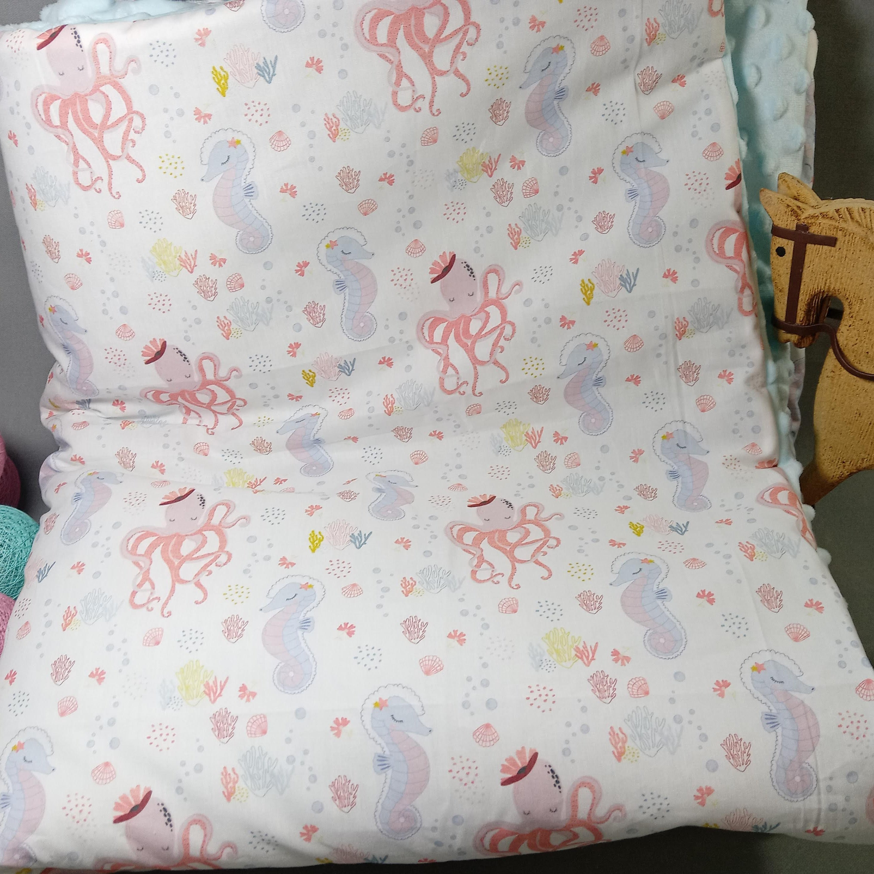 Baby blanket - "The green jungle"