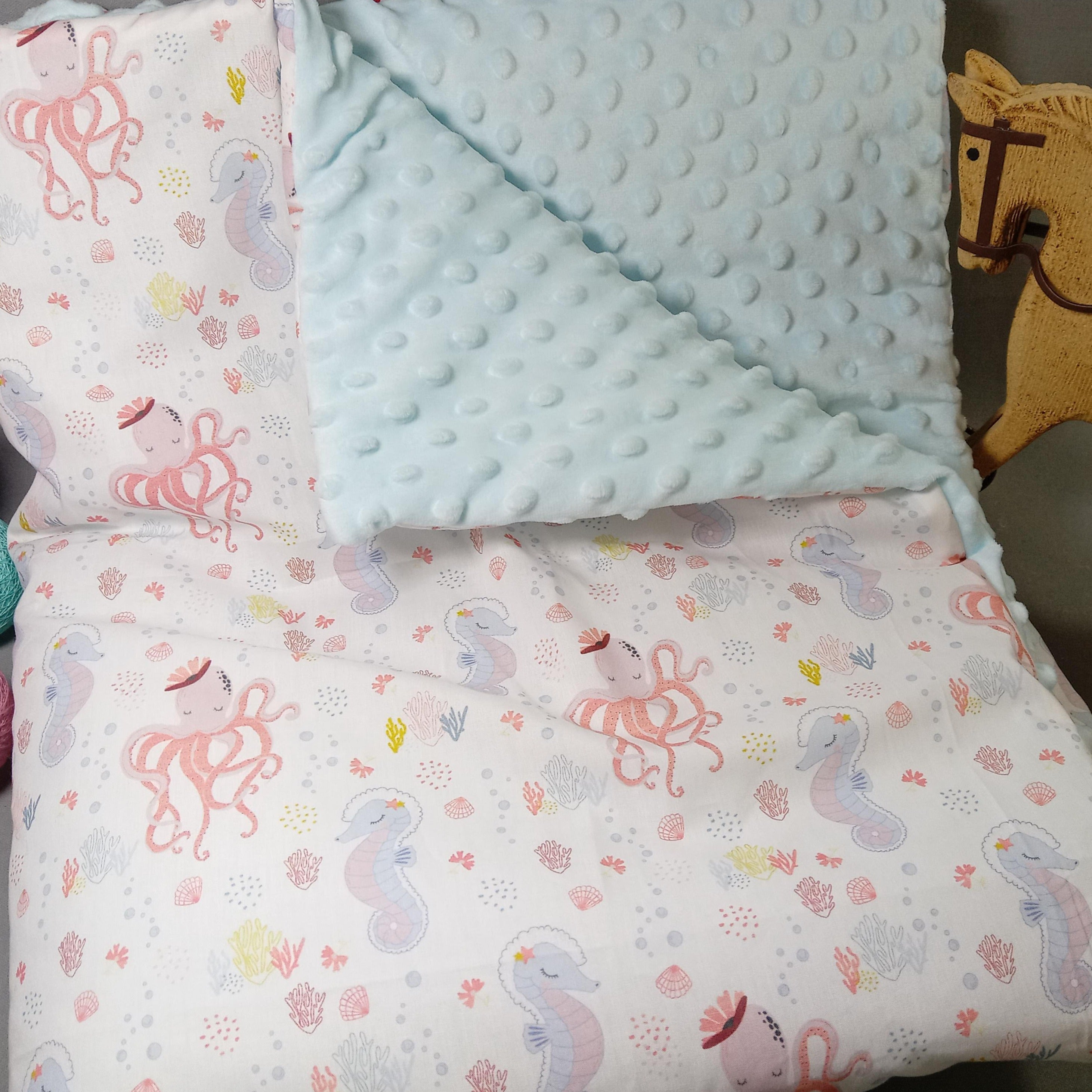 Baby blanket - "The green jungle"