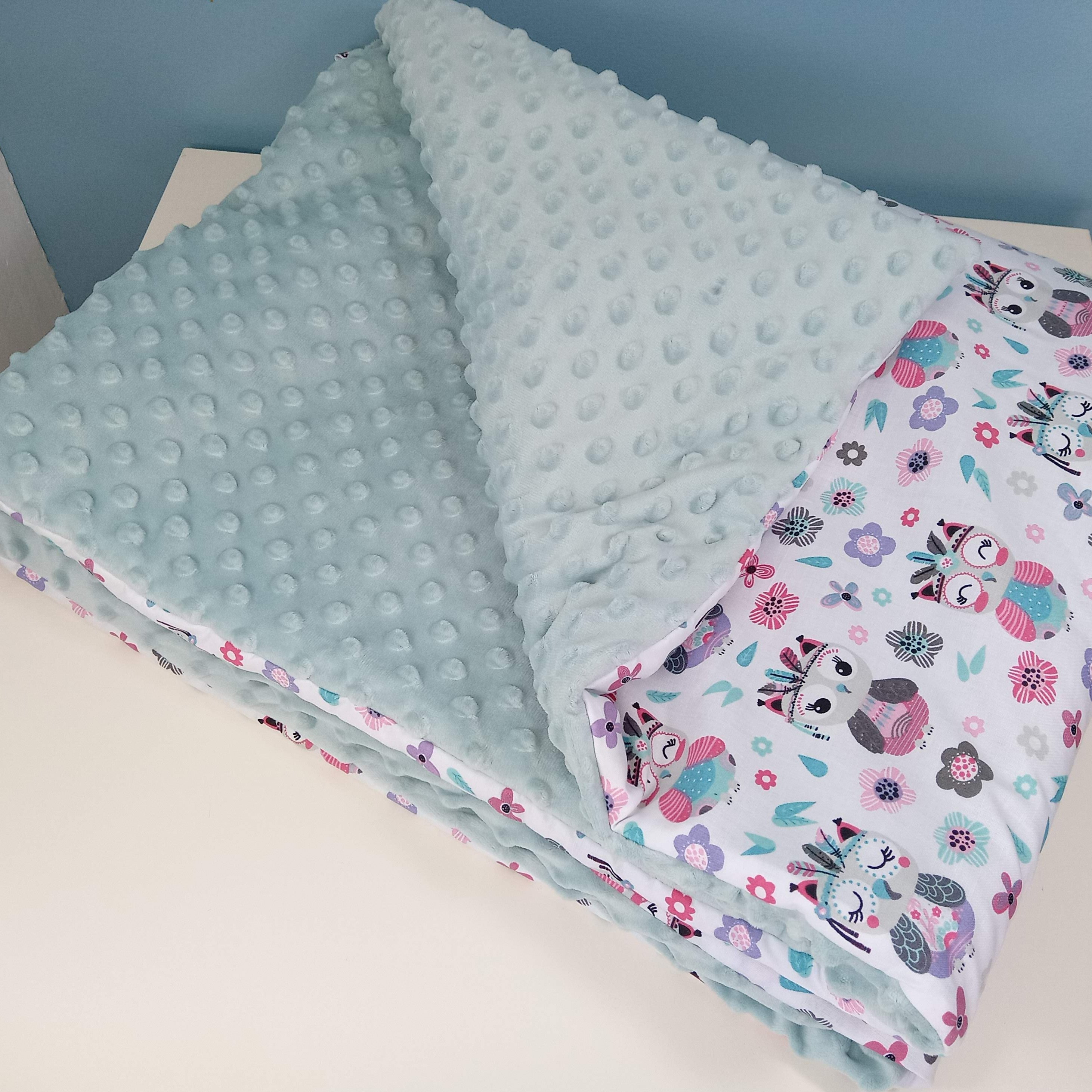 Baby blanket - "The green jungle"