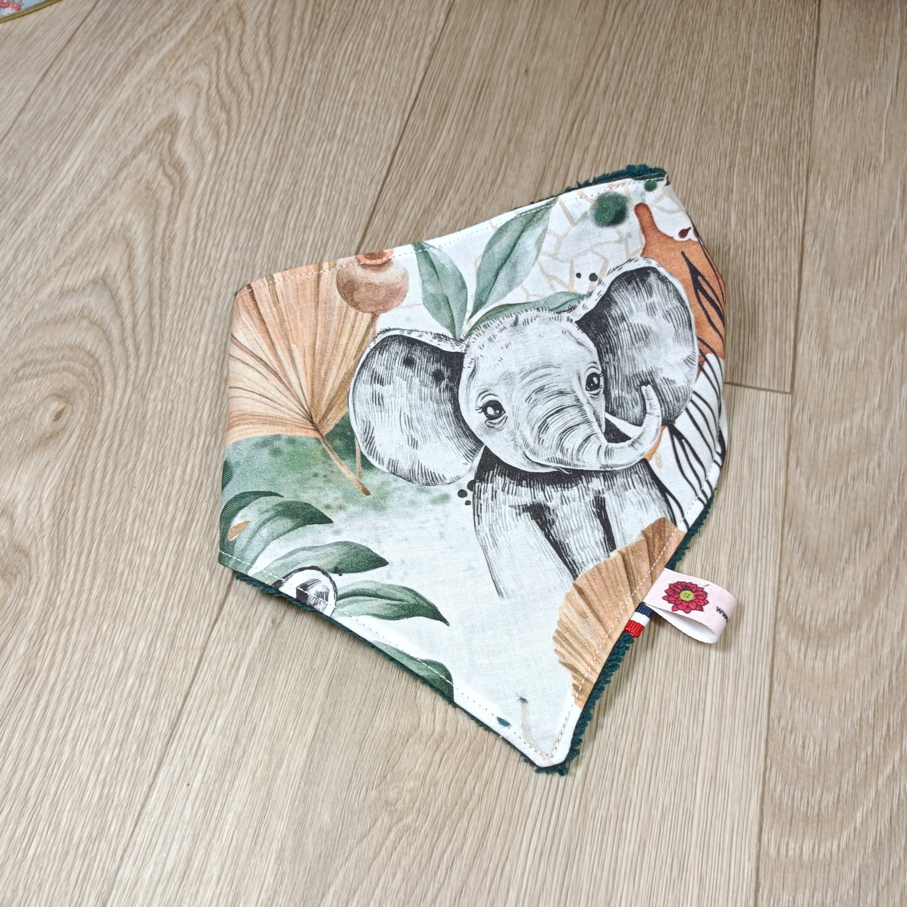 Bavoir bandana bébé personnalisable