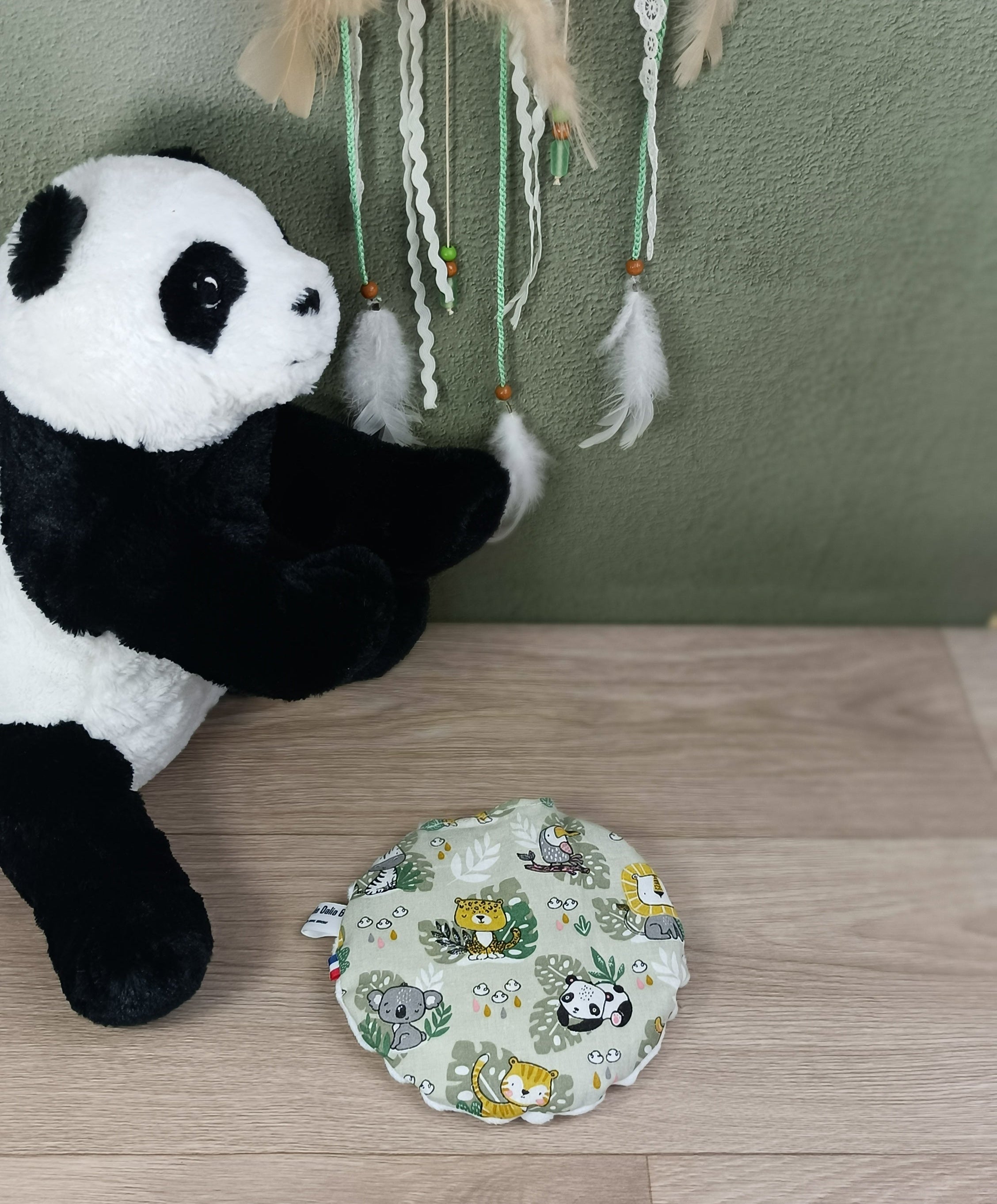 Bouillotte bébé - Petit Panda vert