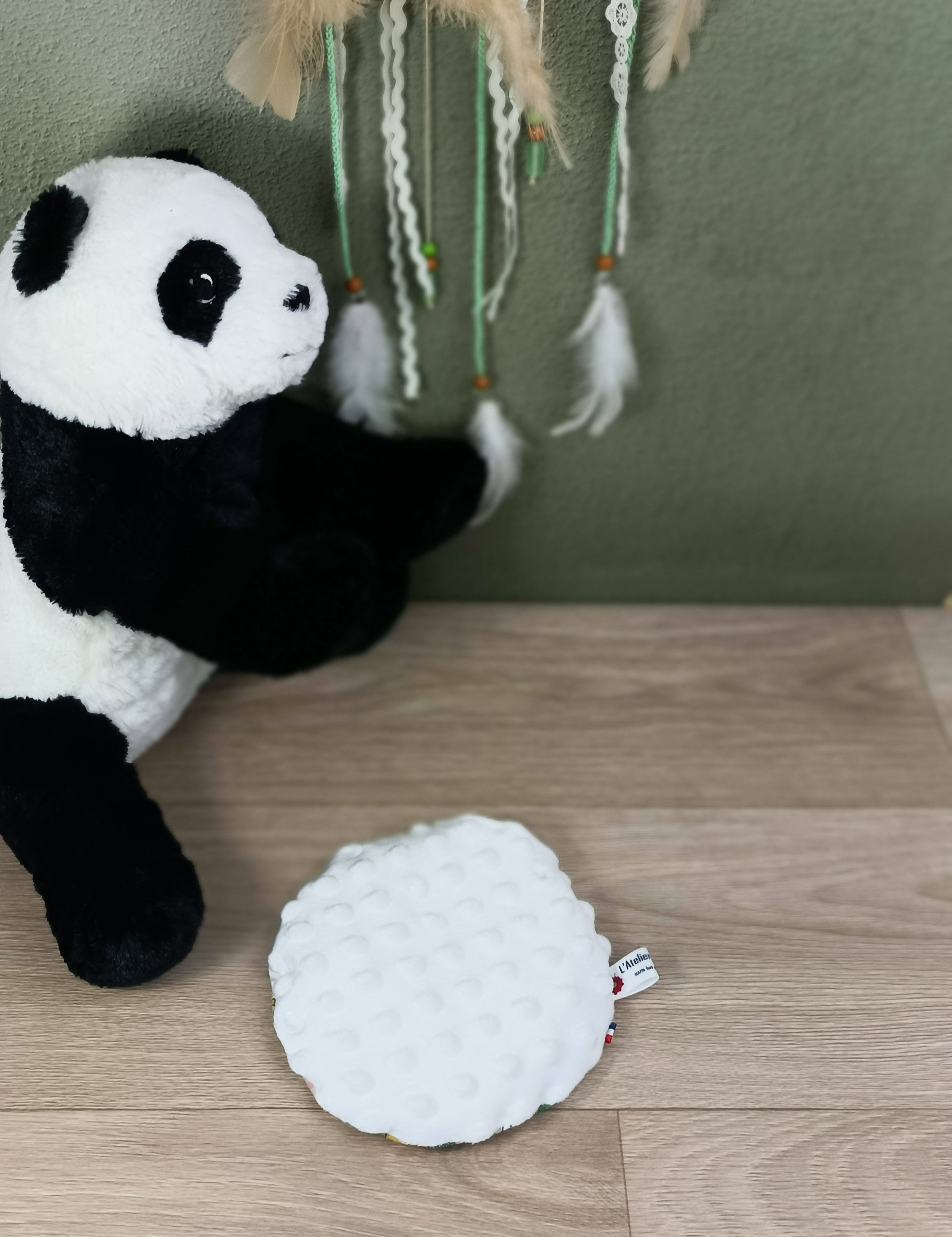 Bouillotte bébé - Petit Panda vert