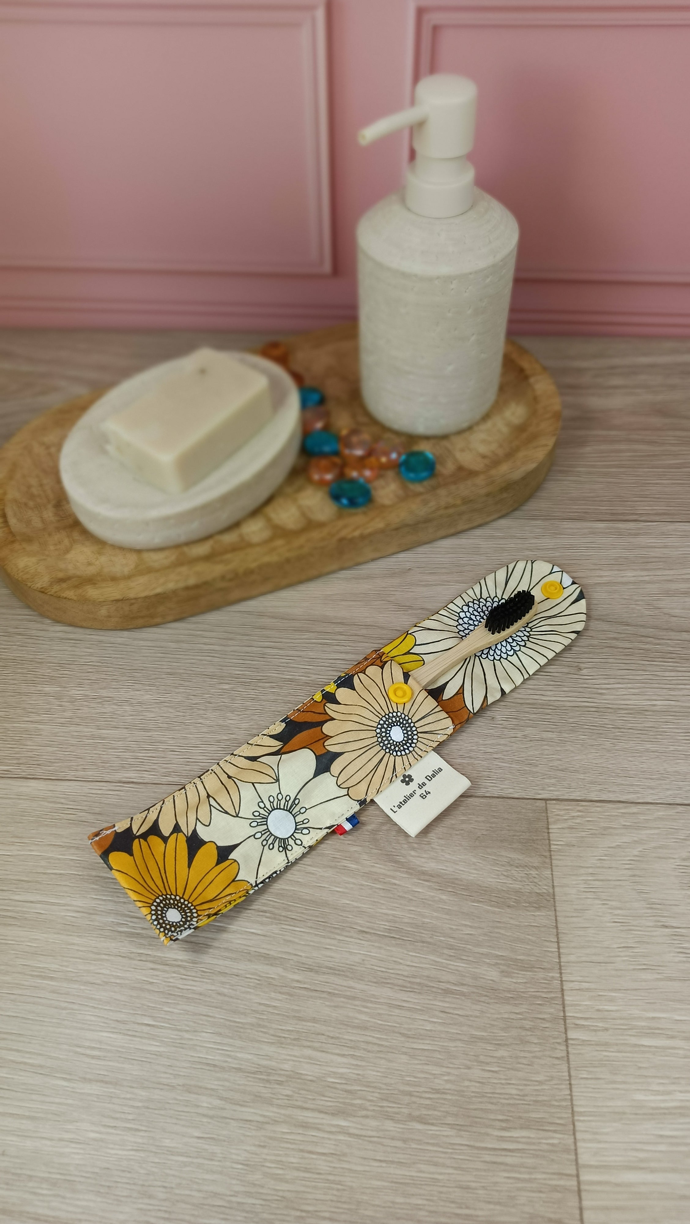 Étuis à brosses à dent et pochettes à savon lavables - Collection Ibiza