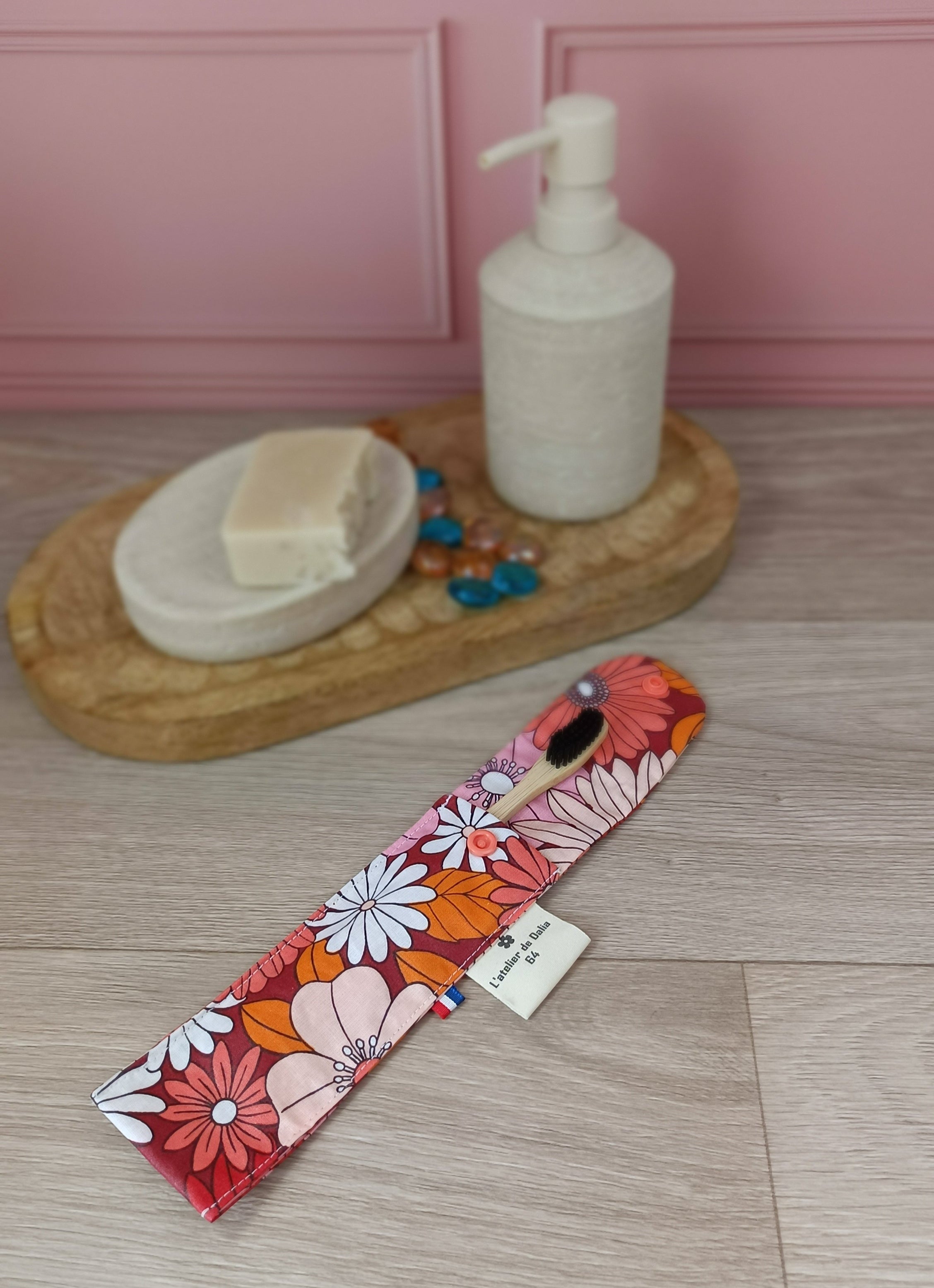 Étuis à brosses à dent et pochettes à savon lavables - Collection Ibiza
