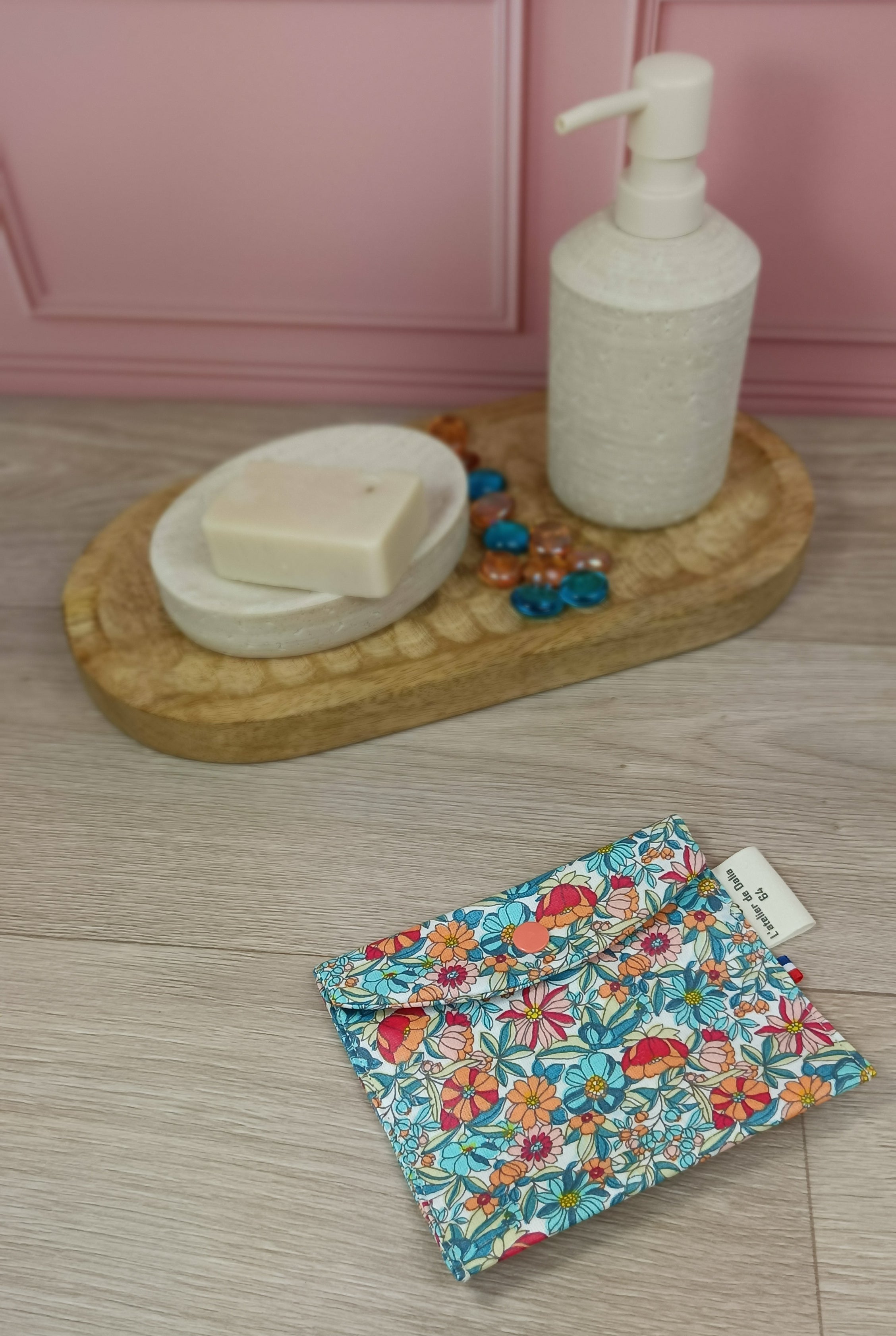 Étuis à brosses à dent et pochettes à savon lavables - Valentine