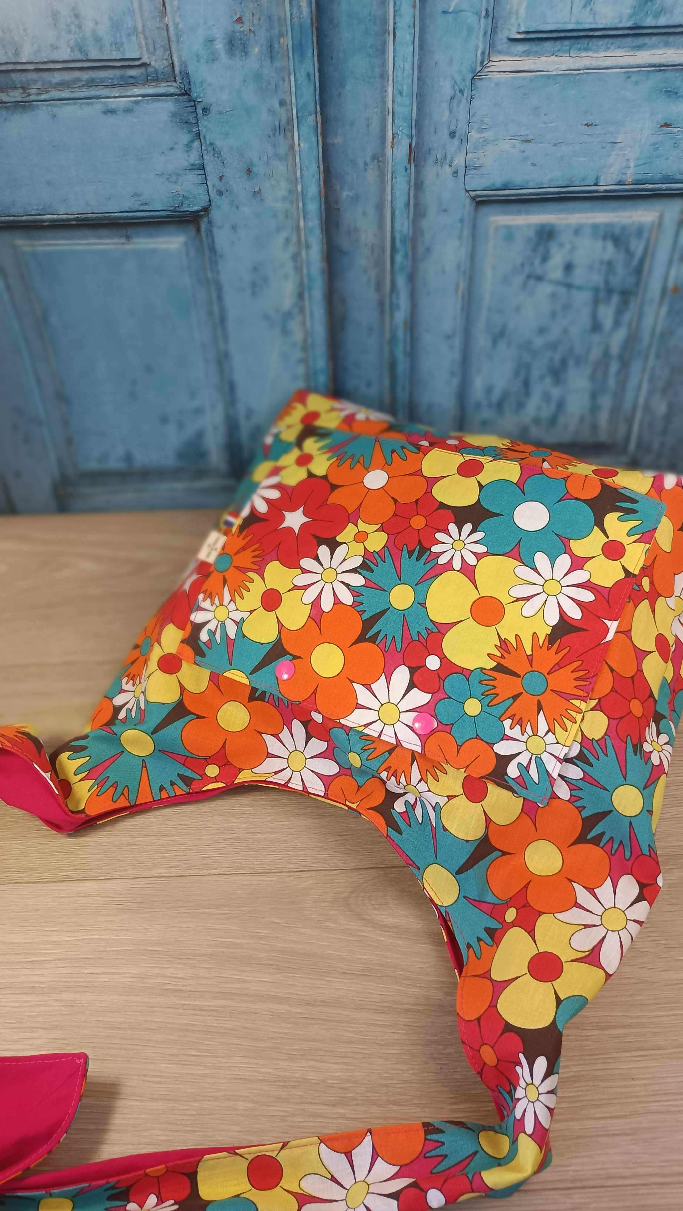Sac bandoulière - BOHO - Fleurs XXL multi