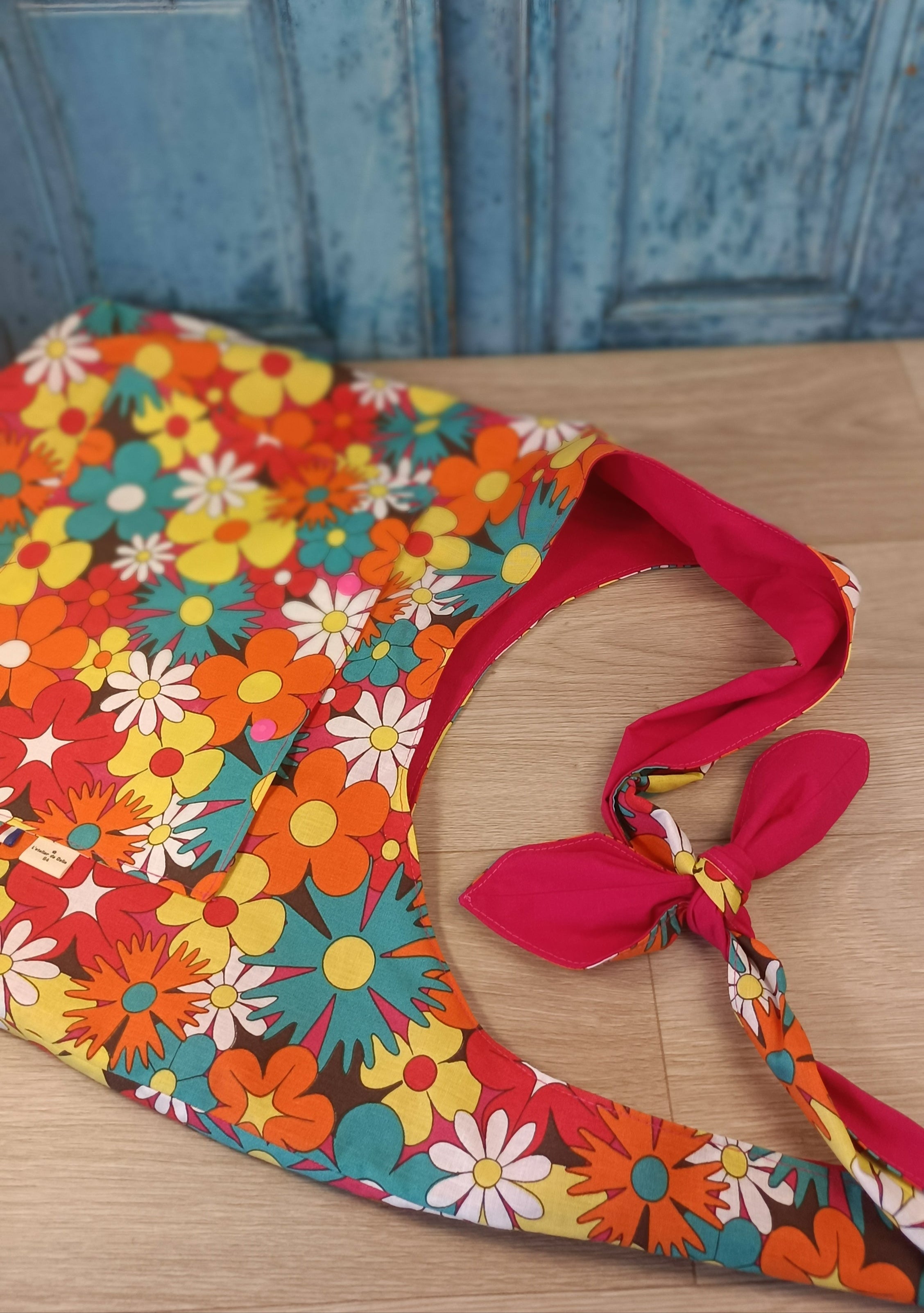 Sac bandoulière - BOHO - Fleurs XXL multi