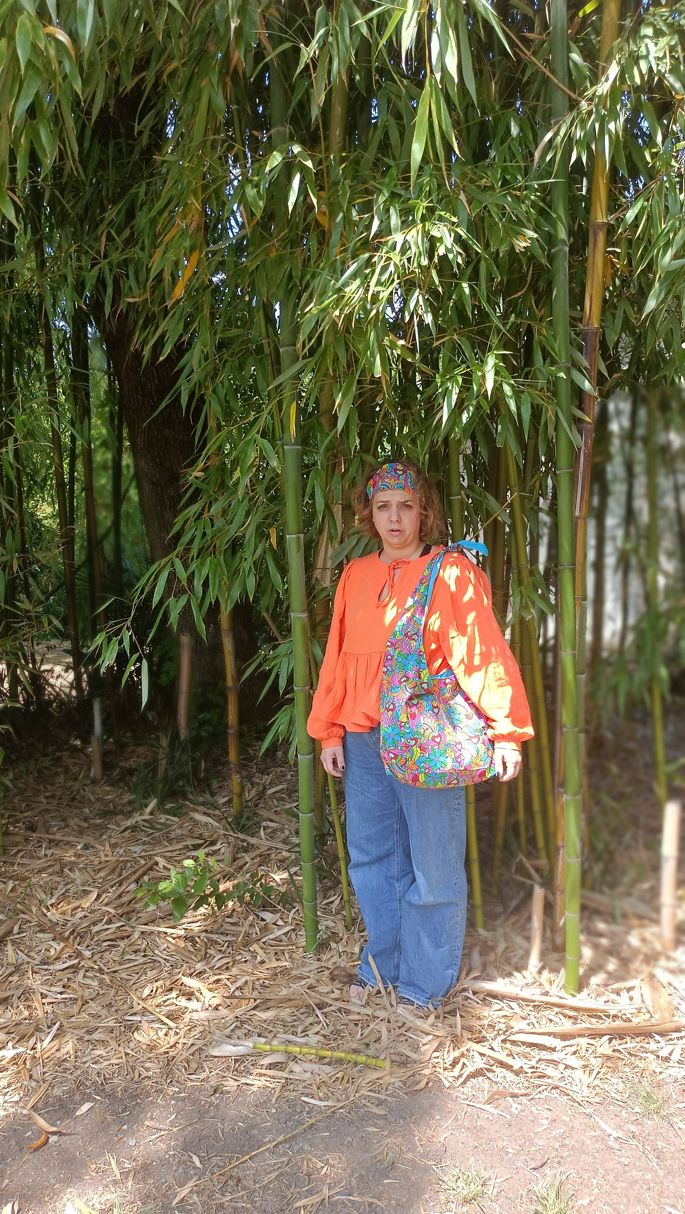 Sac bandoulière - BOHO - Orchidée