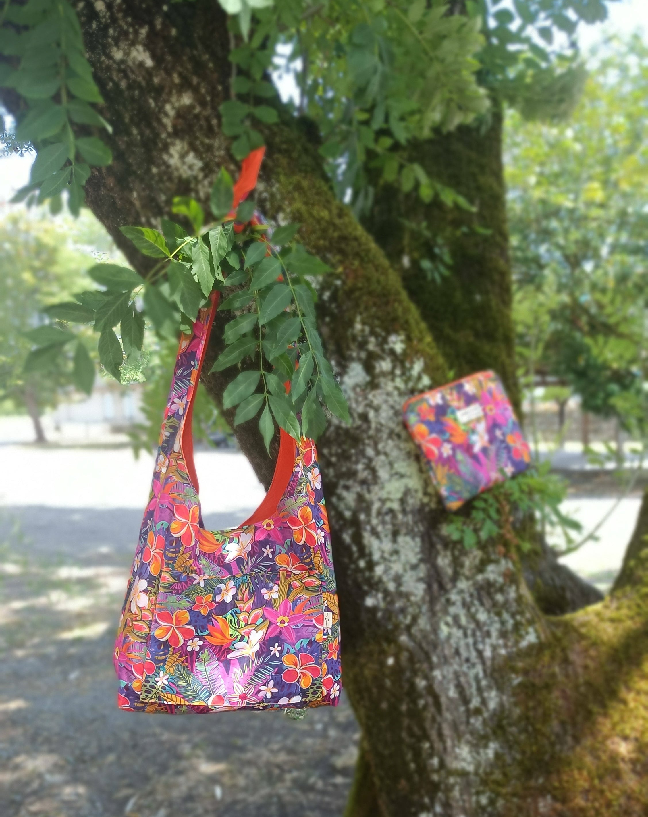 Sac bandoulière - BOHO - Tropicale