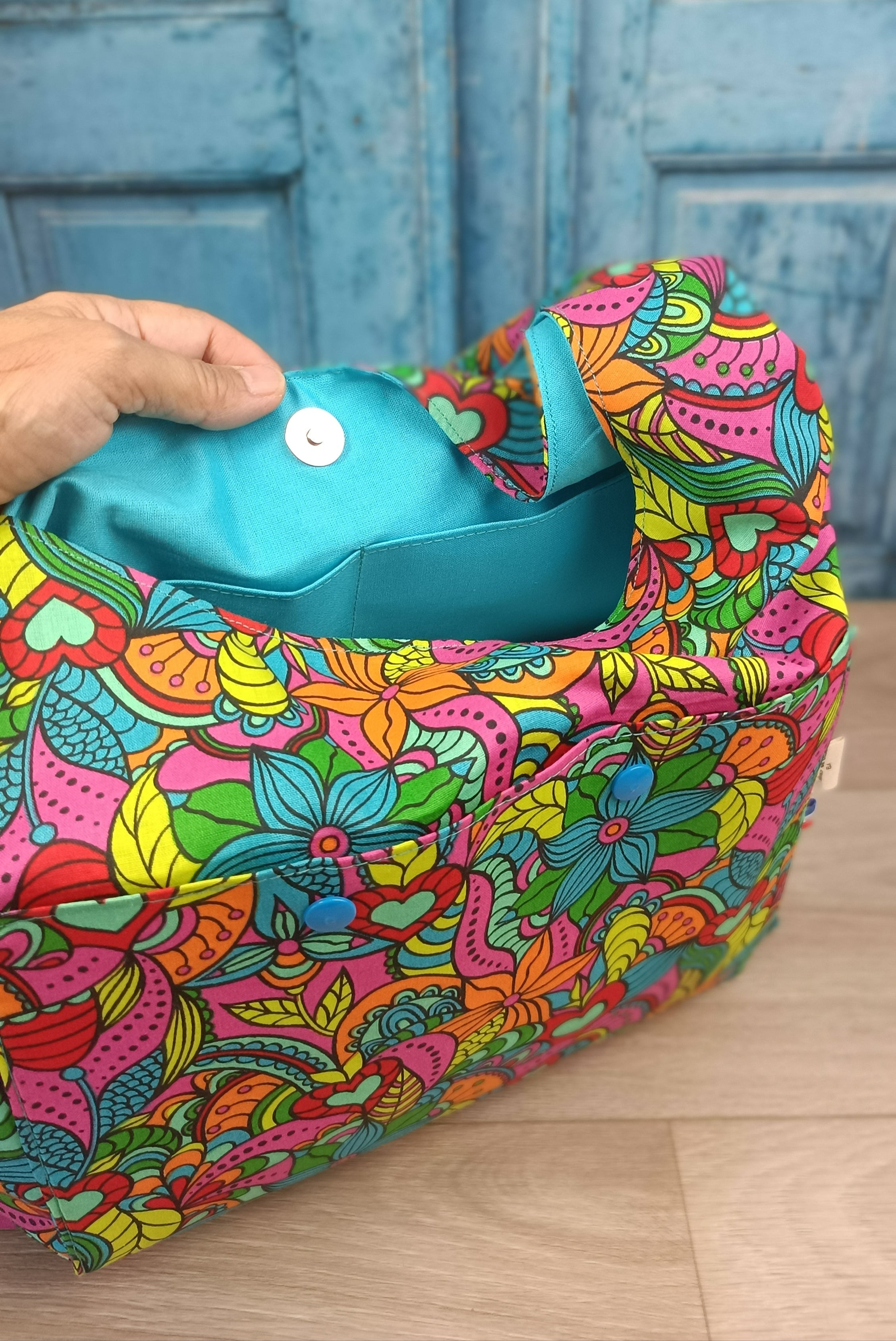 Sac bandoulière - BOHO - Orchidée