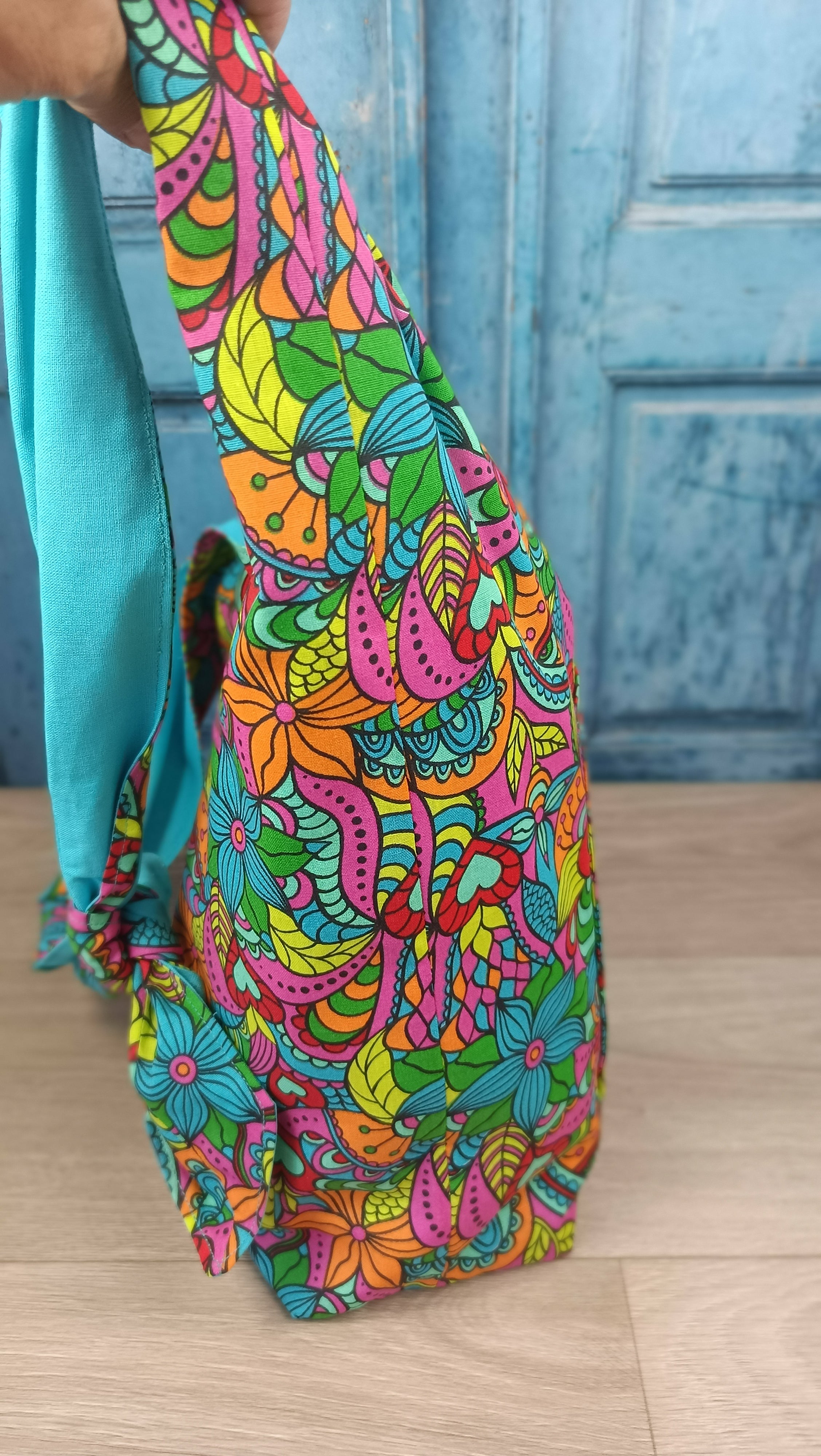 Sac bandoulière - BOHO - Orchidée