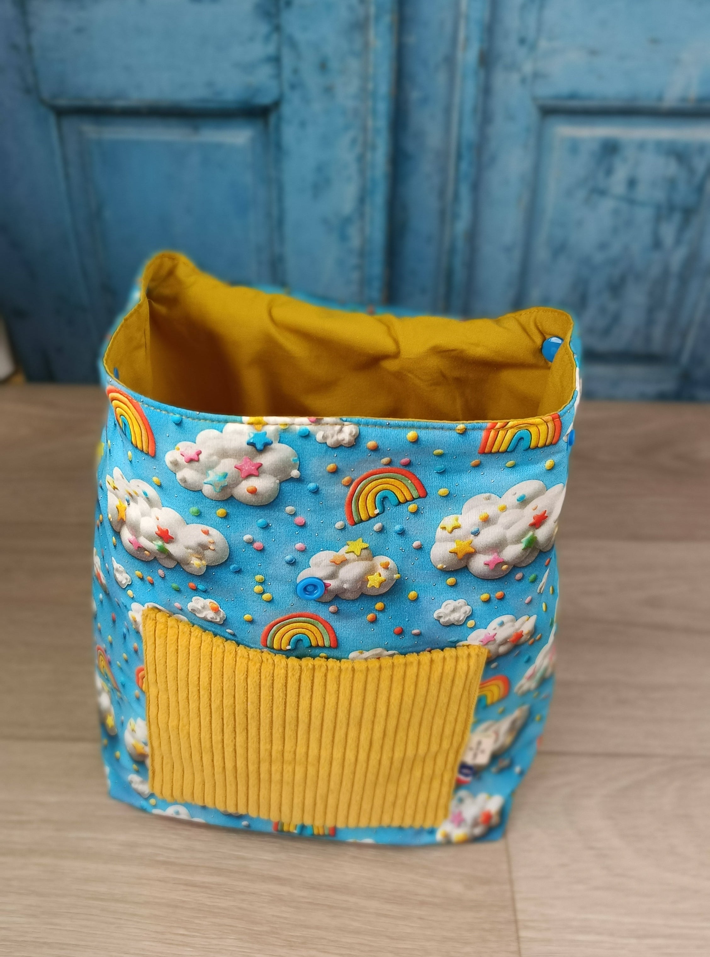 sac à dos et serviette cantine 3 d raimbow design