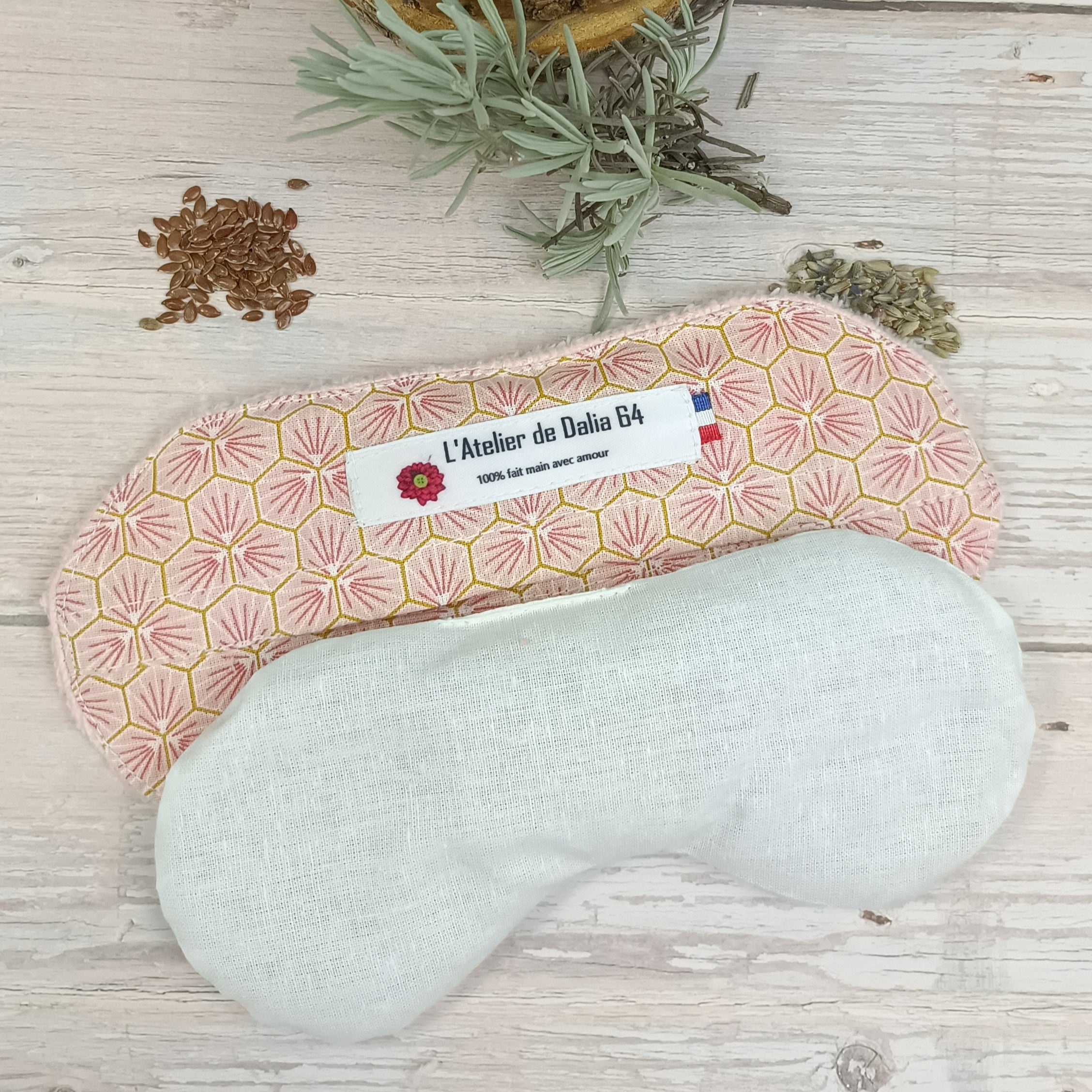 Masques relaxant pour les yeux RIAD rose