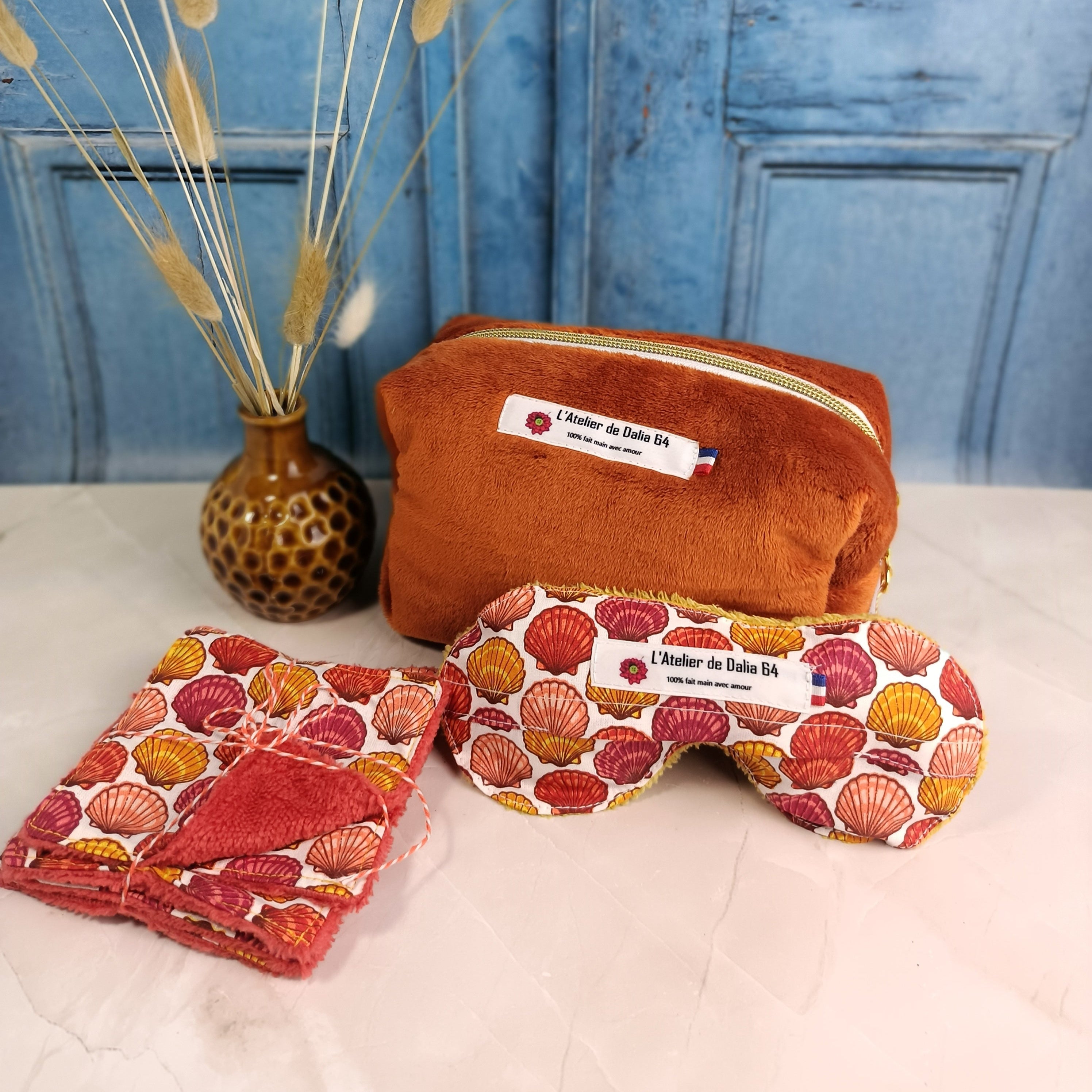 Masques relaxant pour les yeux coquillage