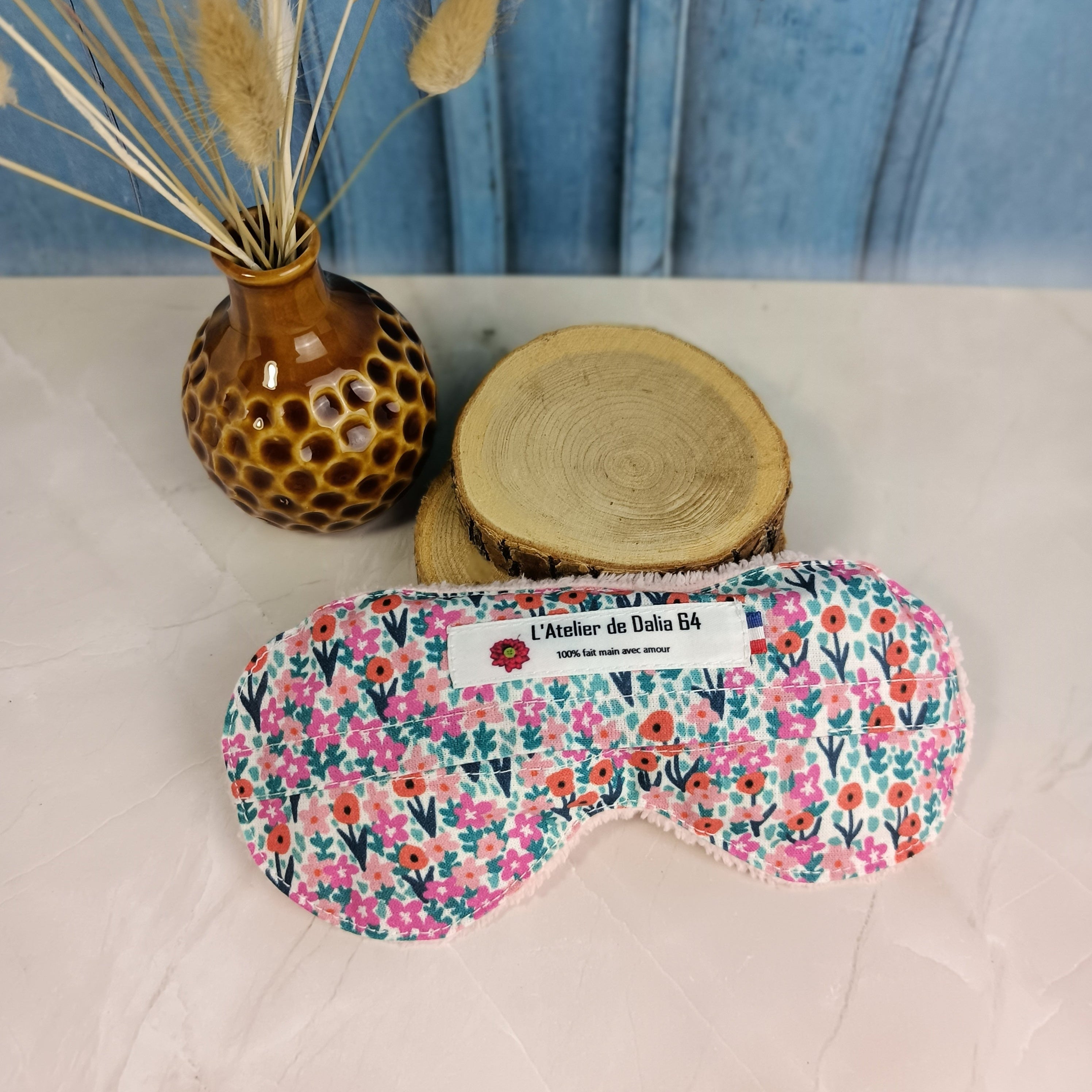 Masques relaxant pour les yeux fleuri multico