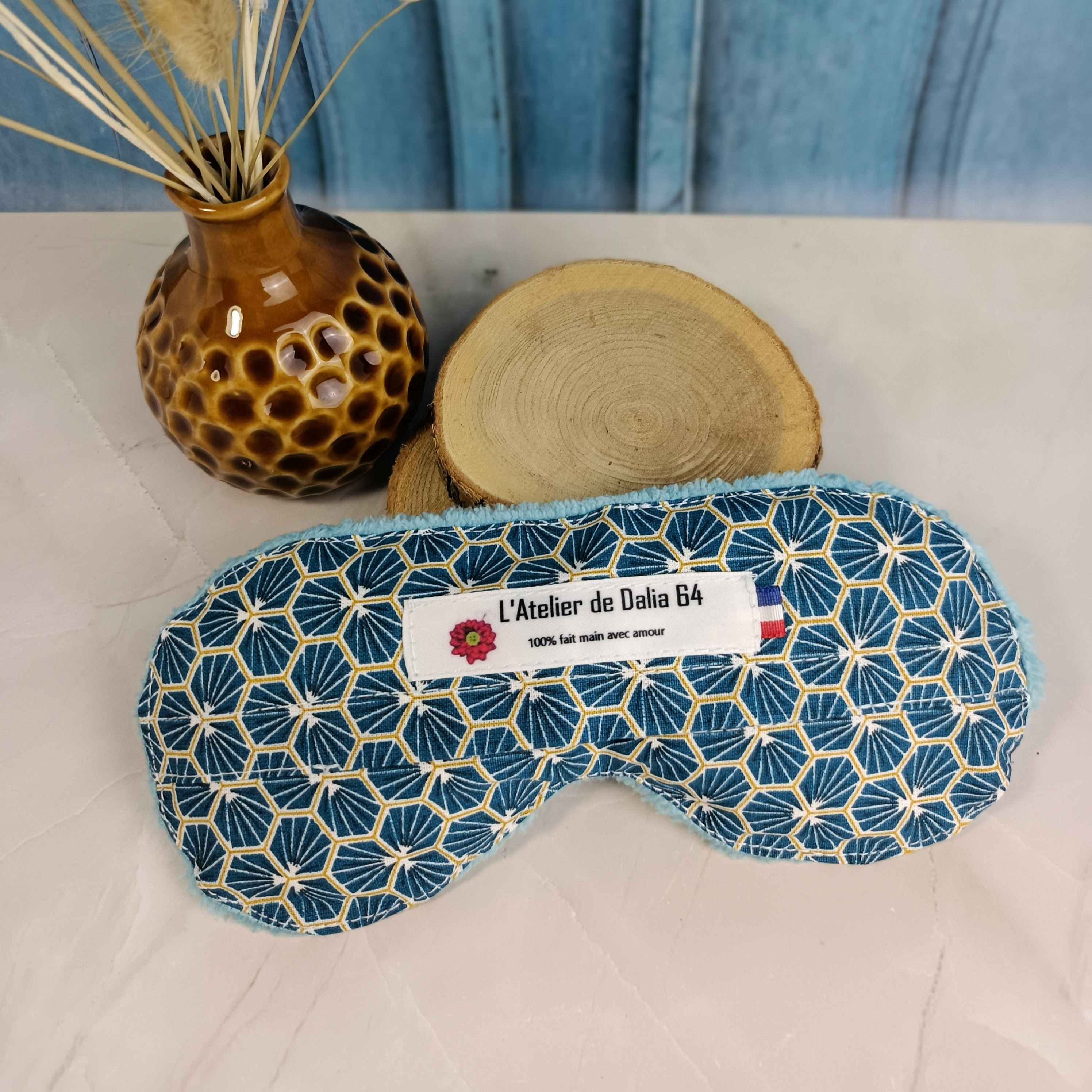 Masques relaxant pour les yeux riad turquoise