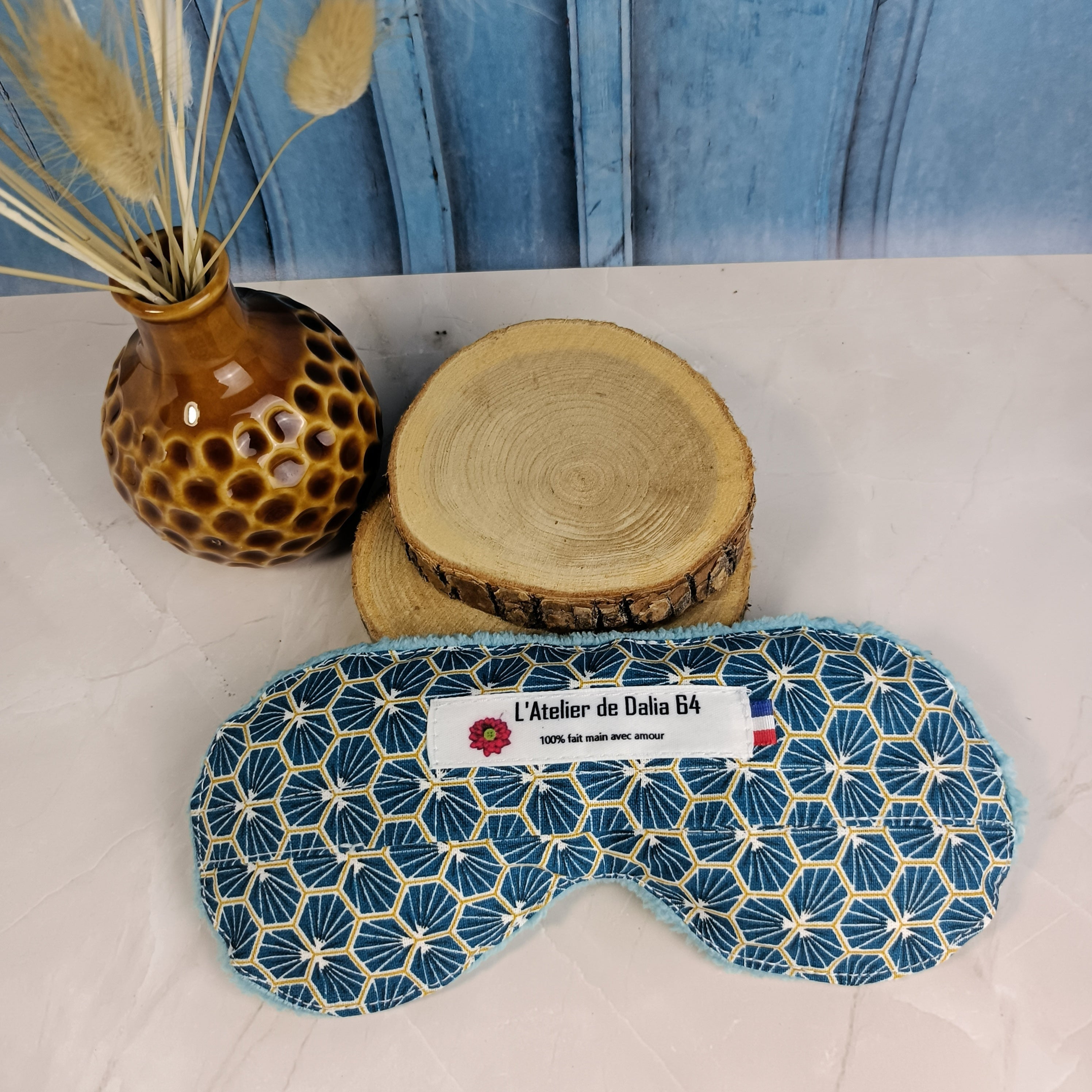 Masques relaxant pour les yeux riad turquoise