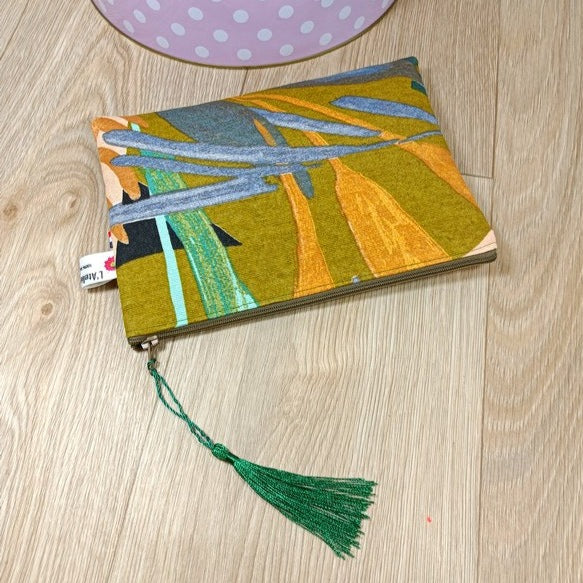 Sac grand cabas panier et sa pochette assorti - grand modèle - Françoise
