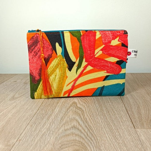 Tote bag cabas et sa pochette assorti - Louise