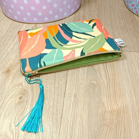 Sac cabas panier et sa pochette - petit modèle - Mathilde