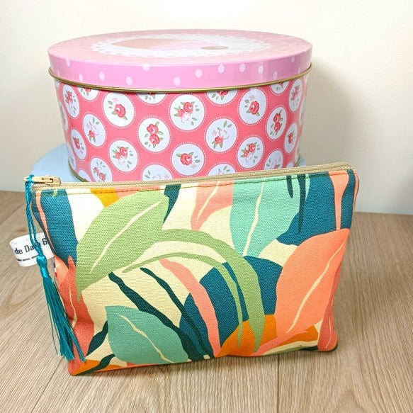 Sac cabas panier et sa pochette - Moyen modèle - Mathilde