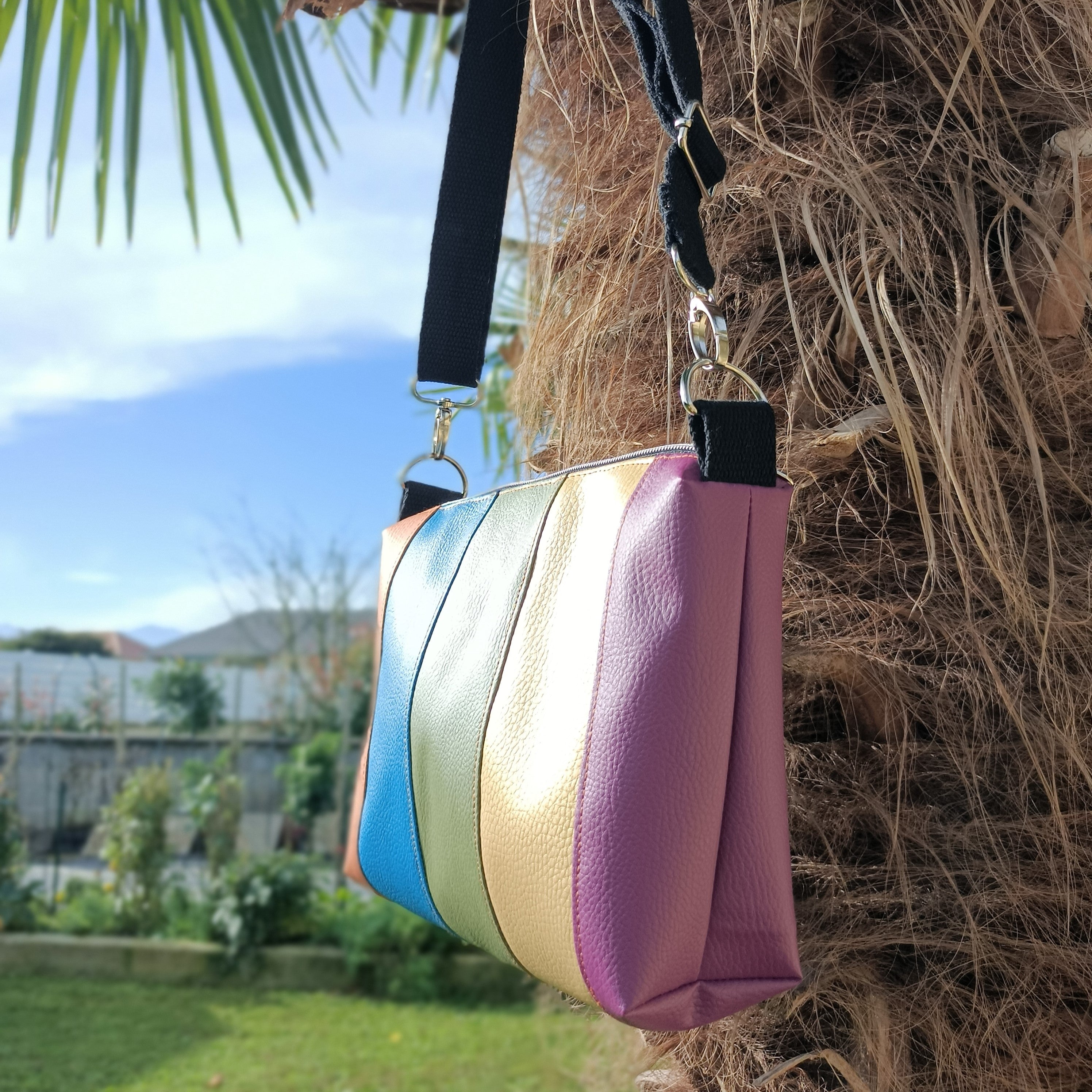 Sac à main bandoulière - Arc en ciel 1