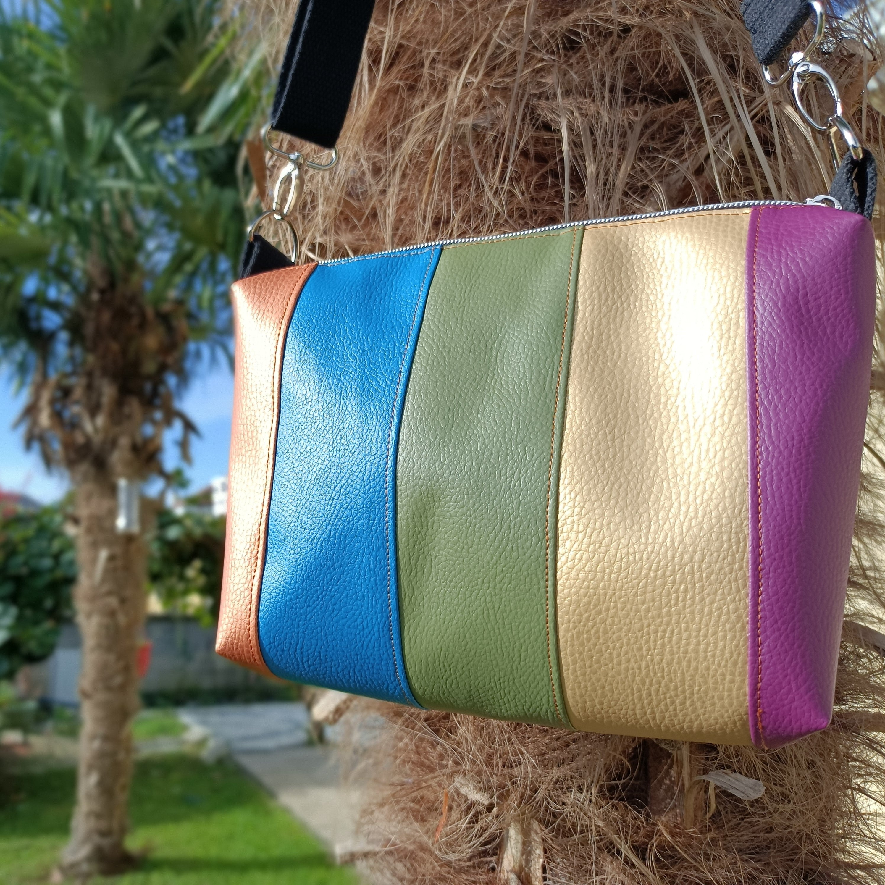Sac à main bandoulière - Arc en ciel 1