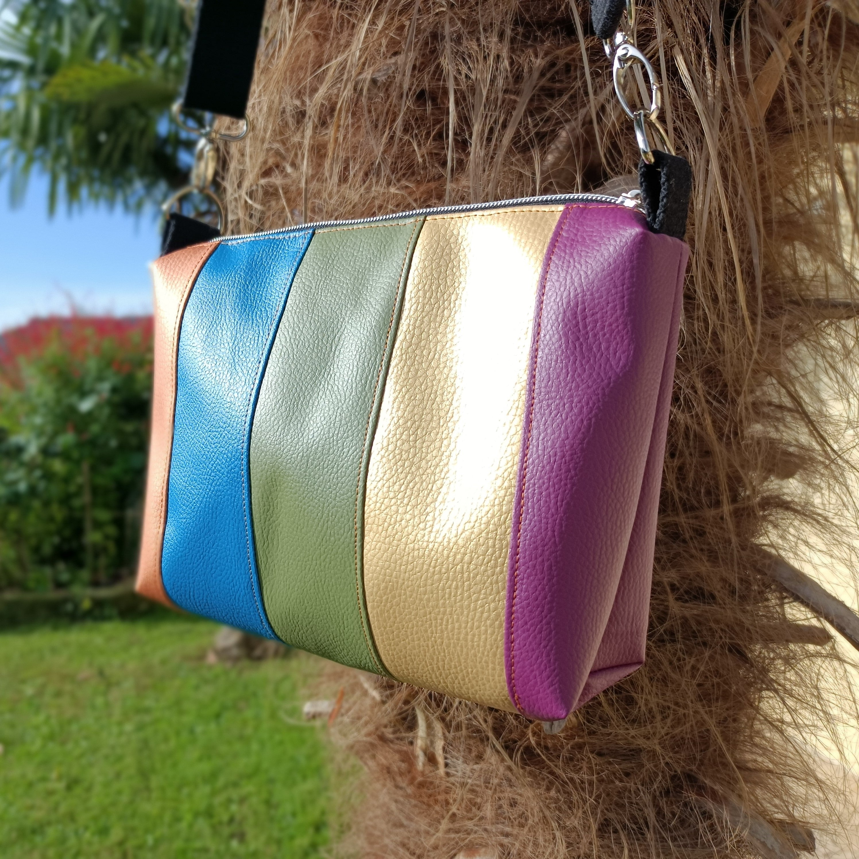 Sac à main bandoulière - Arc en ciel 1