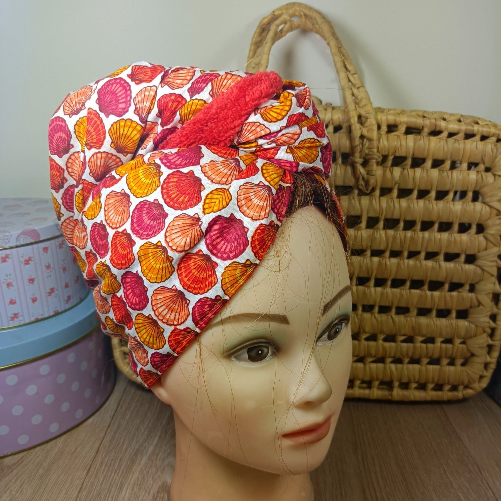Serviette turban cheveux disponible
