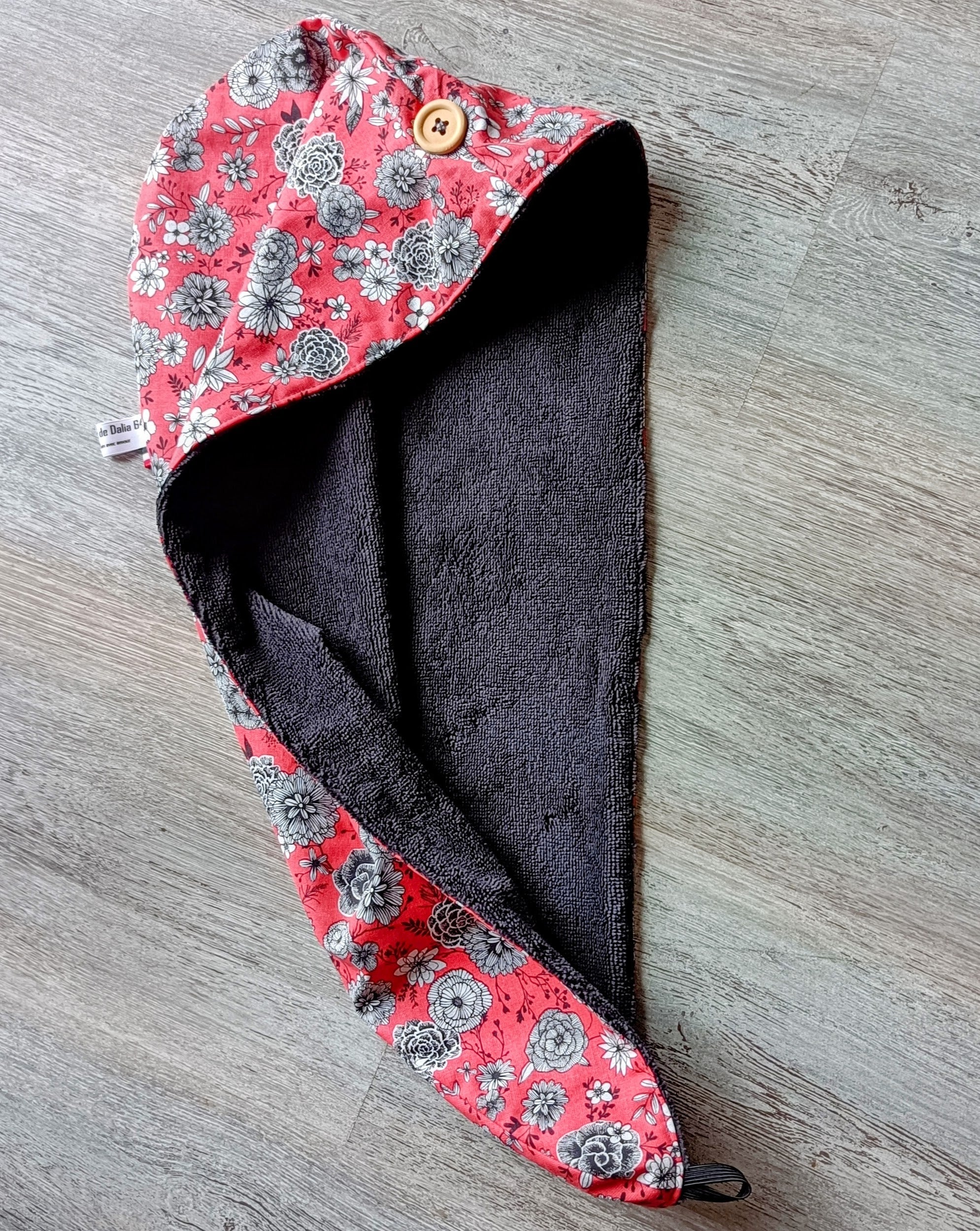 Serviette turban cheveux disponible