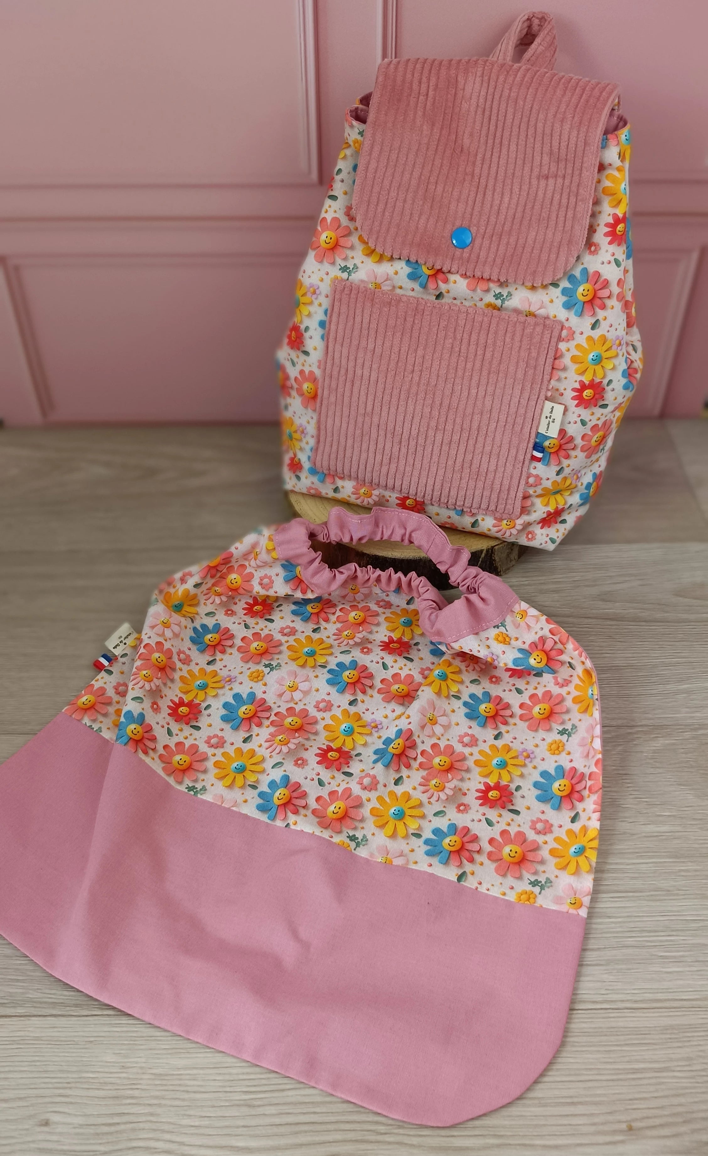 Sac à dos et serviette de cantine Bright