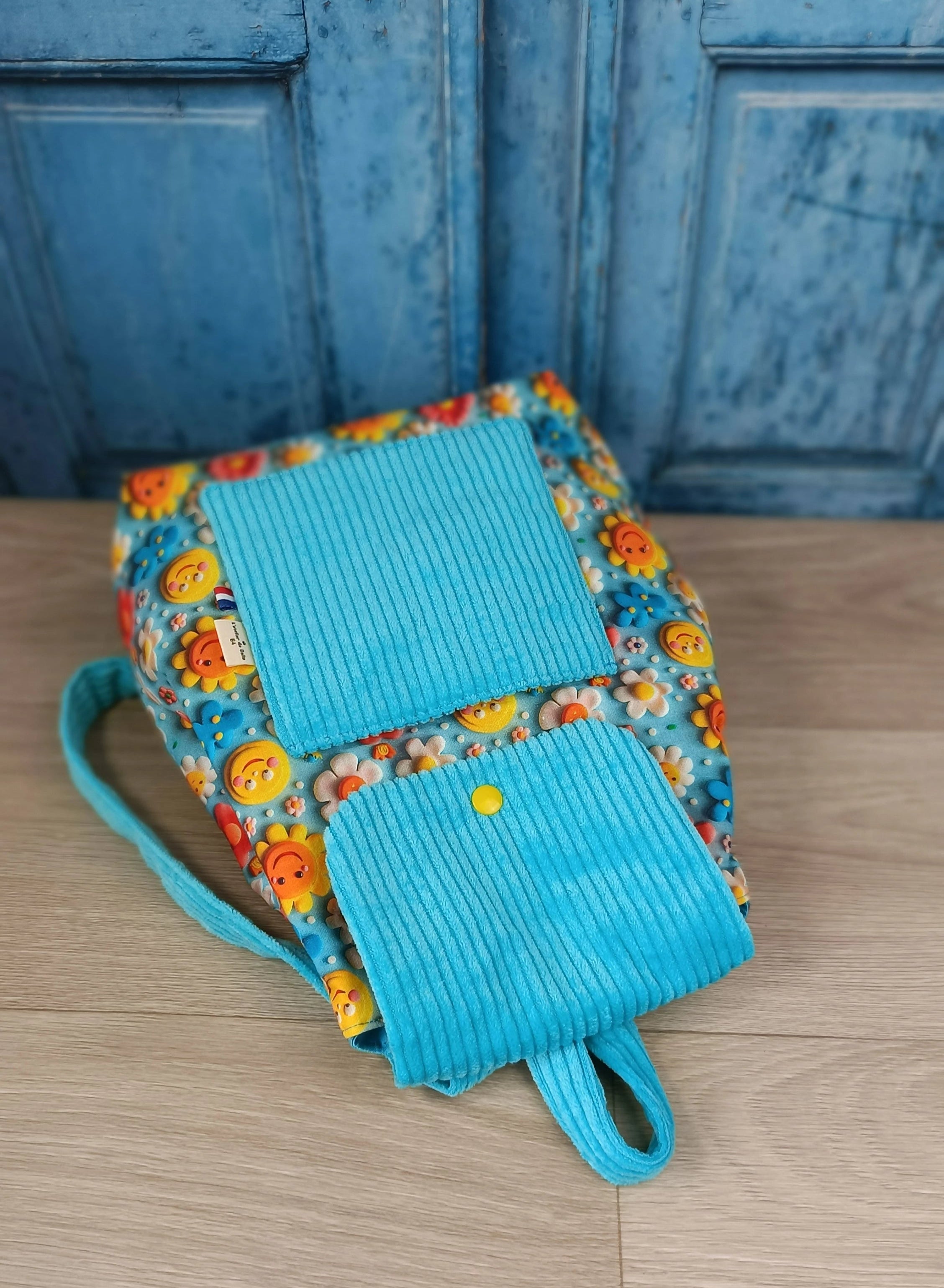 Sac à dos et serviette de cantine Daisy digitale