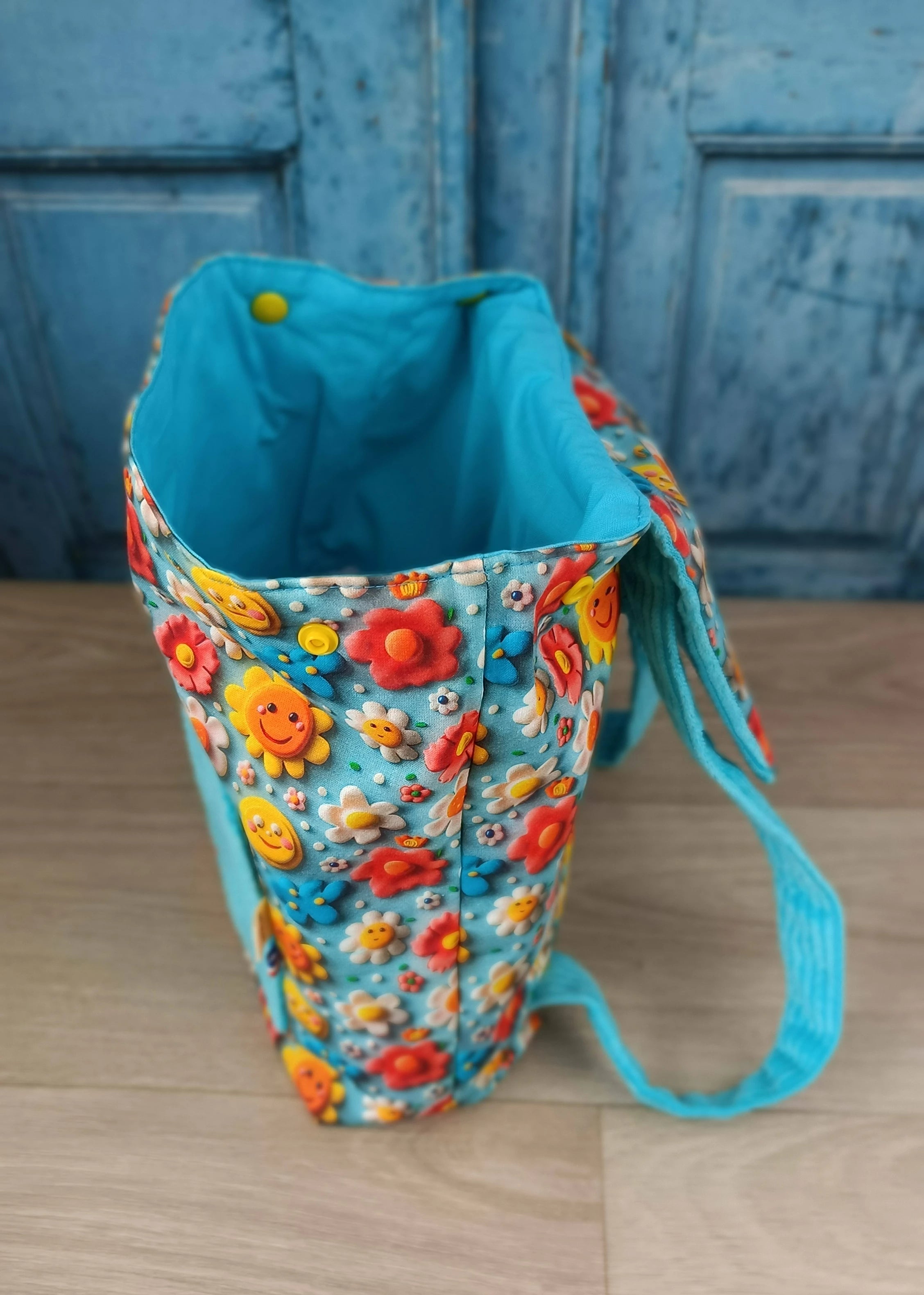 Sac à dos et serviette de cantine Daisy digitale