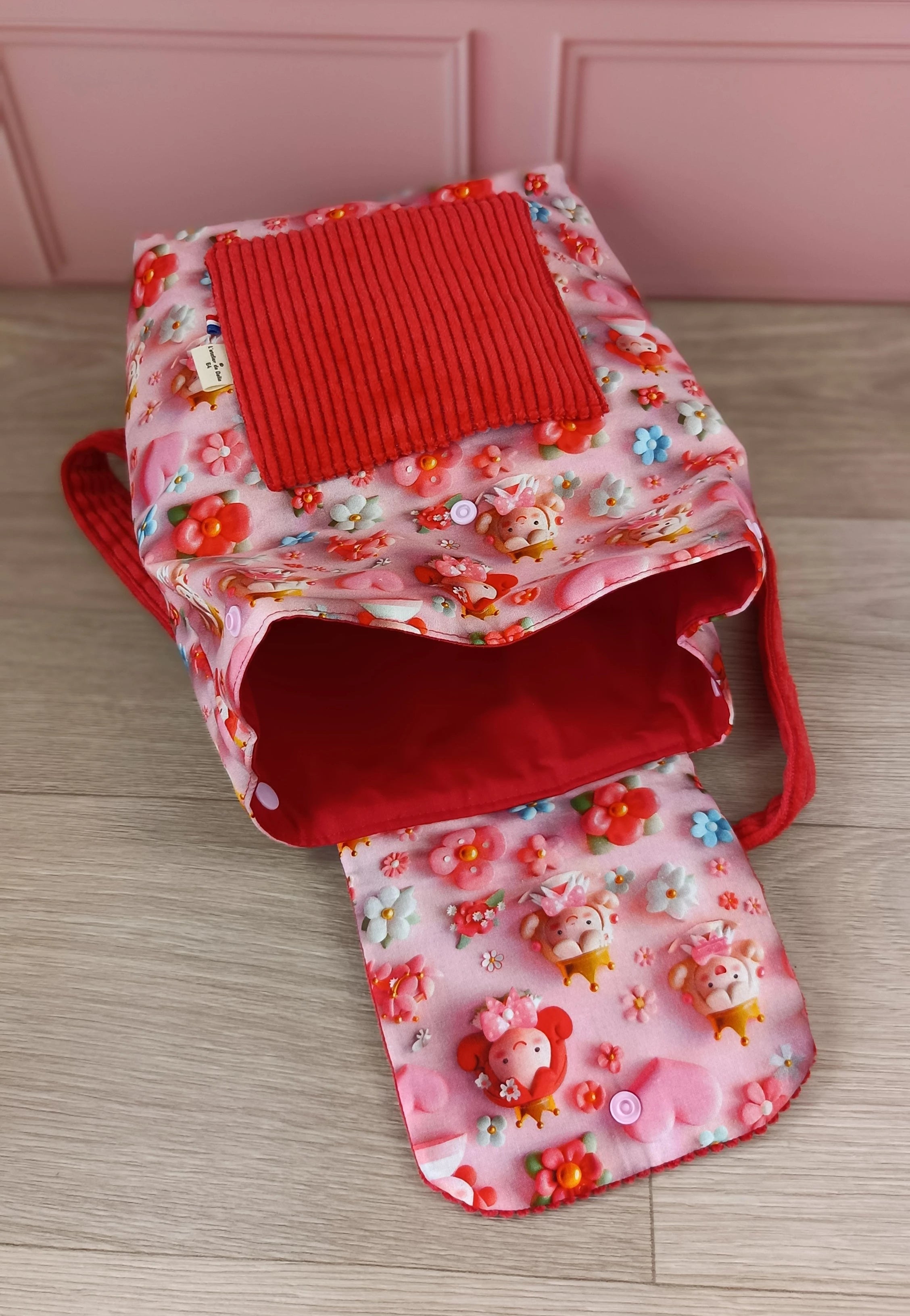 Sac à dos et serviette de cantine Queena