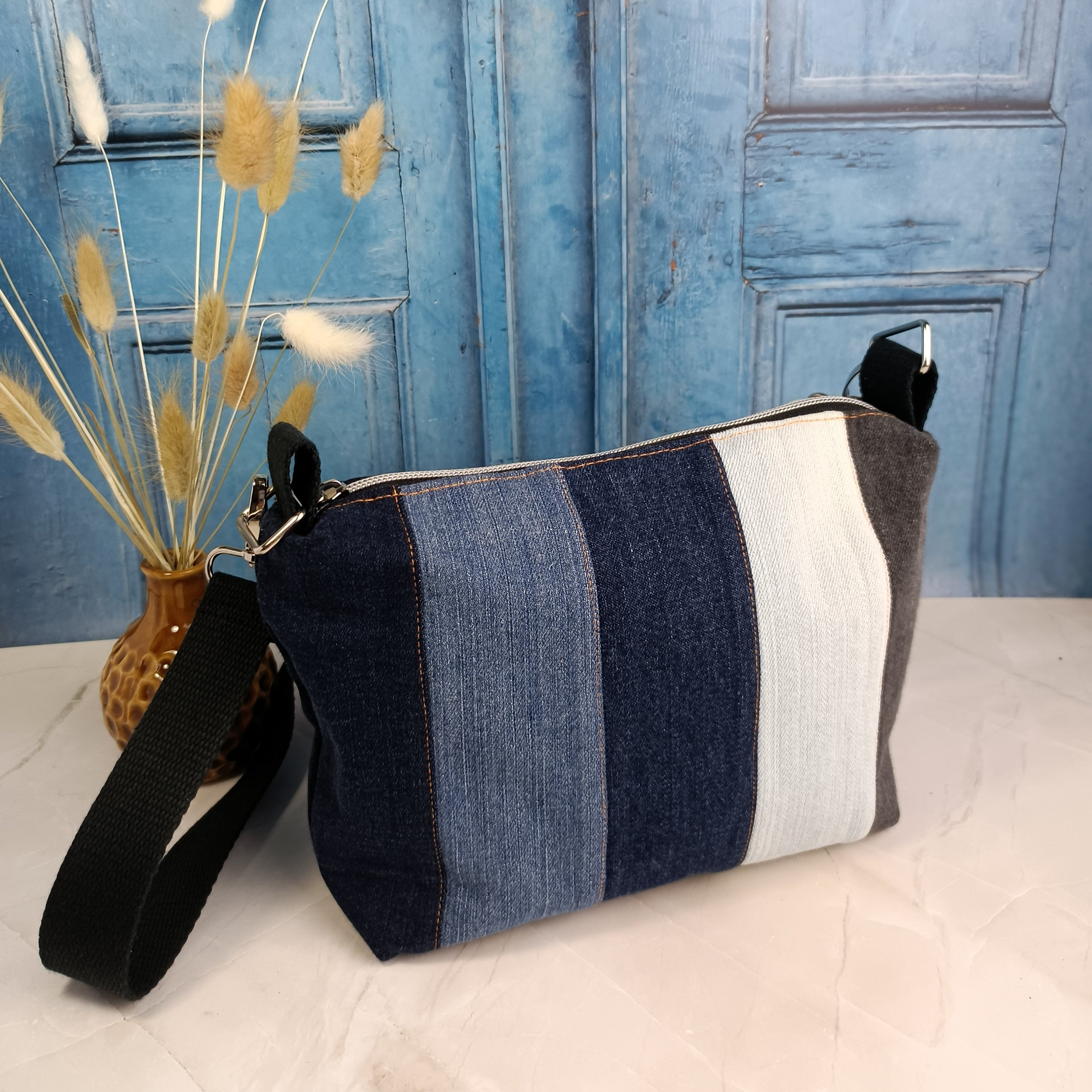 Sac à main bandoulière en jeans