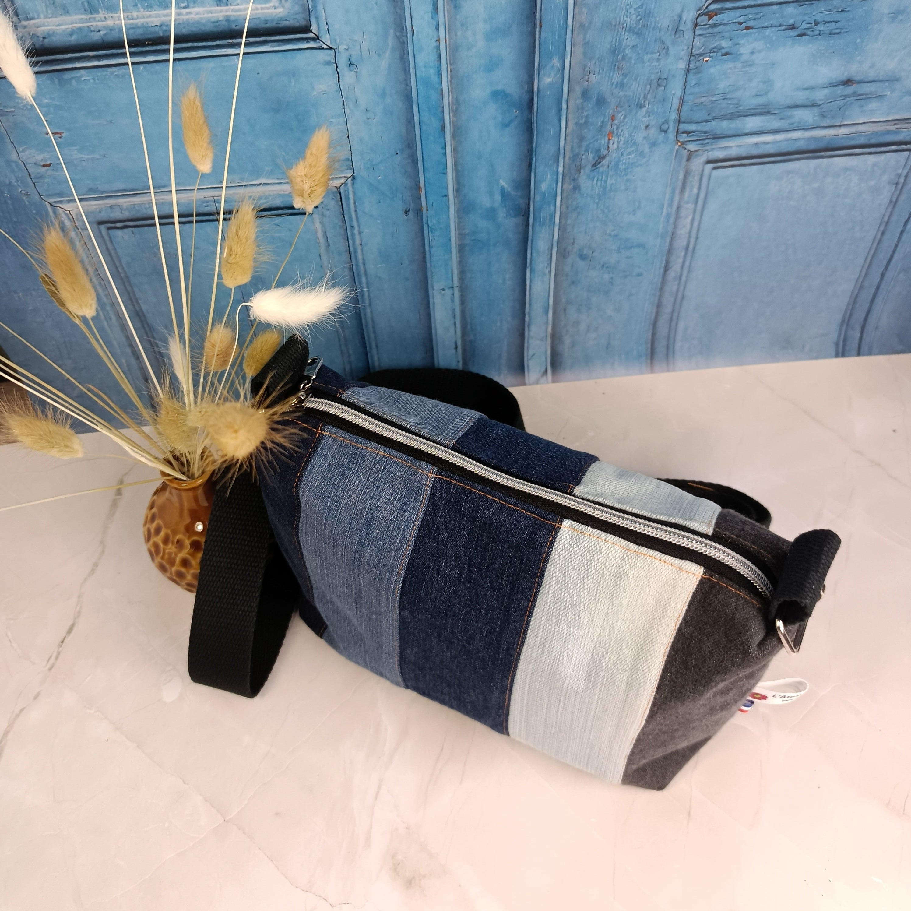 Sac à main bandoulière en jeans