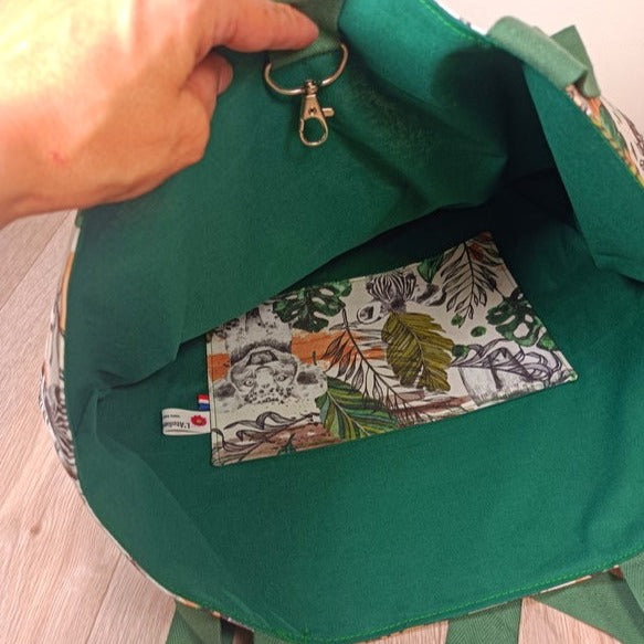 Tote bag cabas simili - Savane
