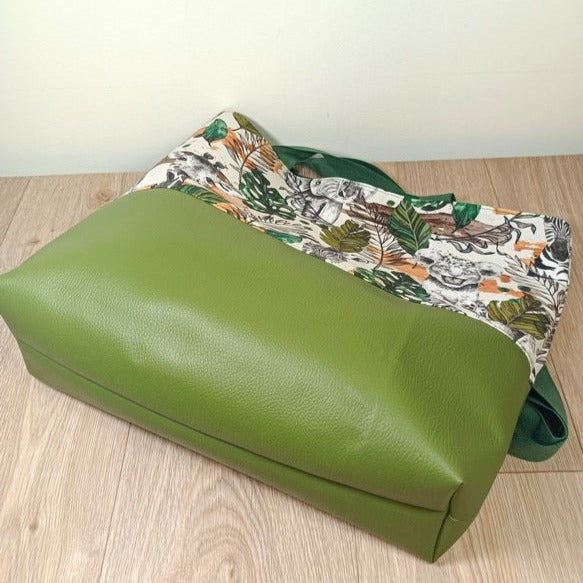 Tote bag cabas simili - Savane