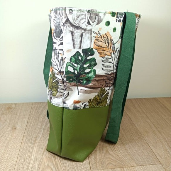 Tote bag cabas simili - Savane
